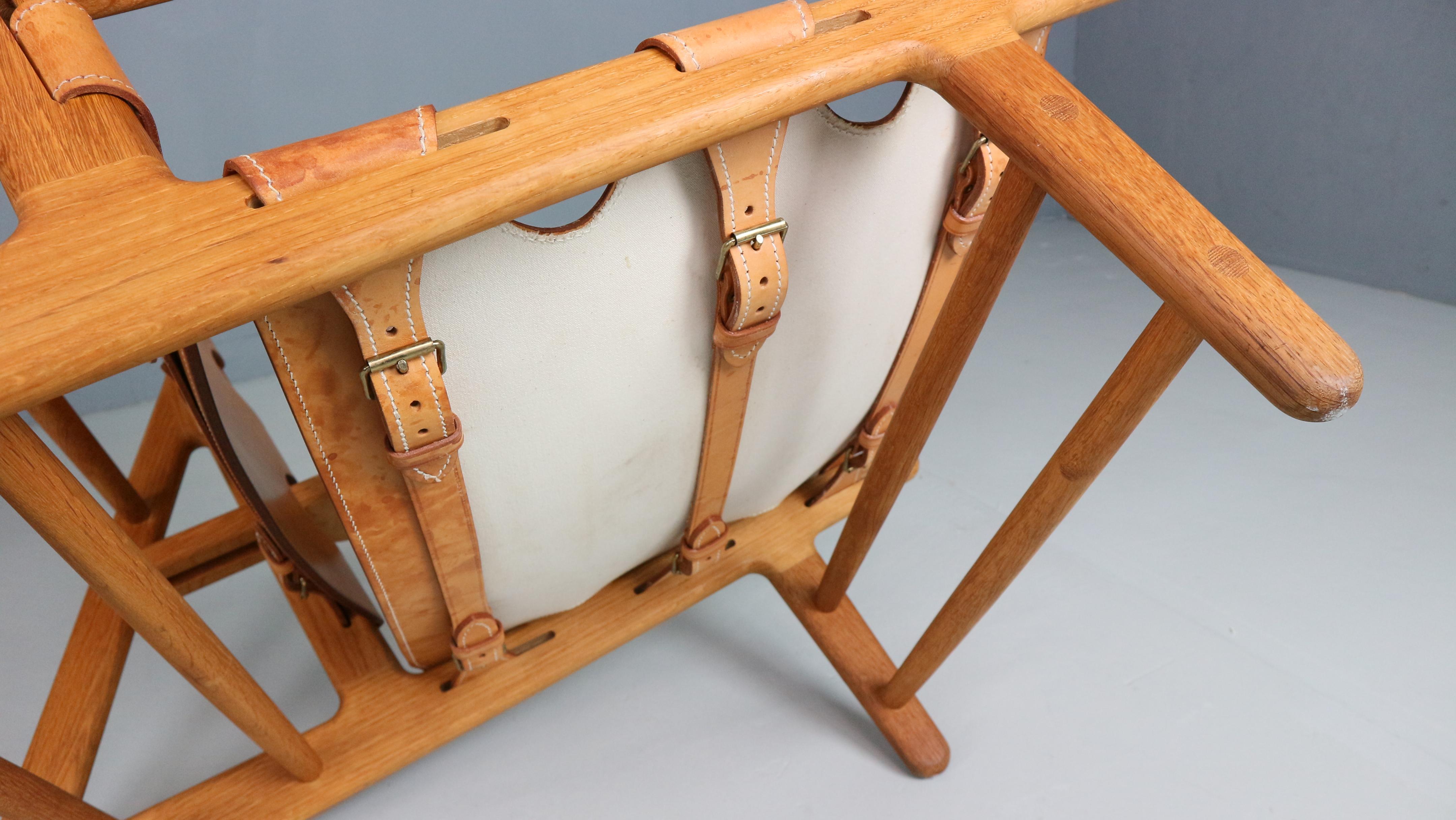 'The Hunting Chair' 2229 by Børge Mogensen, Fredericia Furniture 1970s For Sale 8