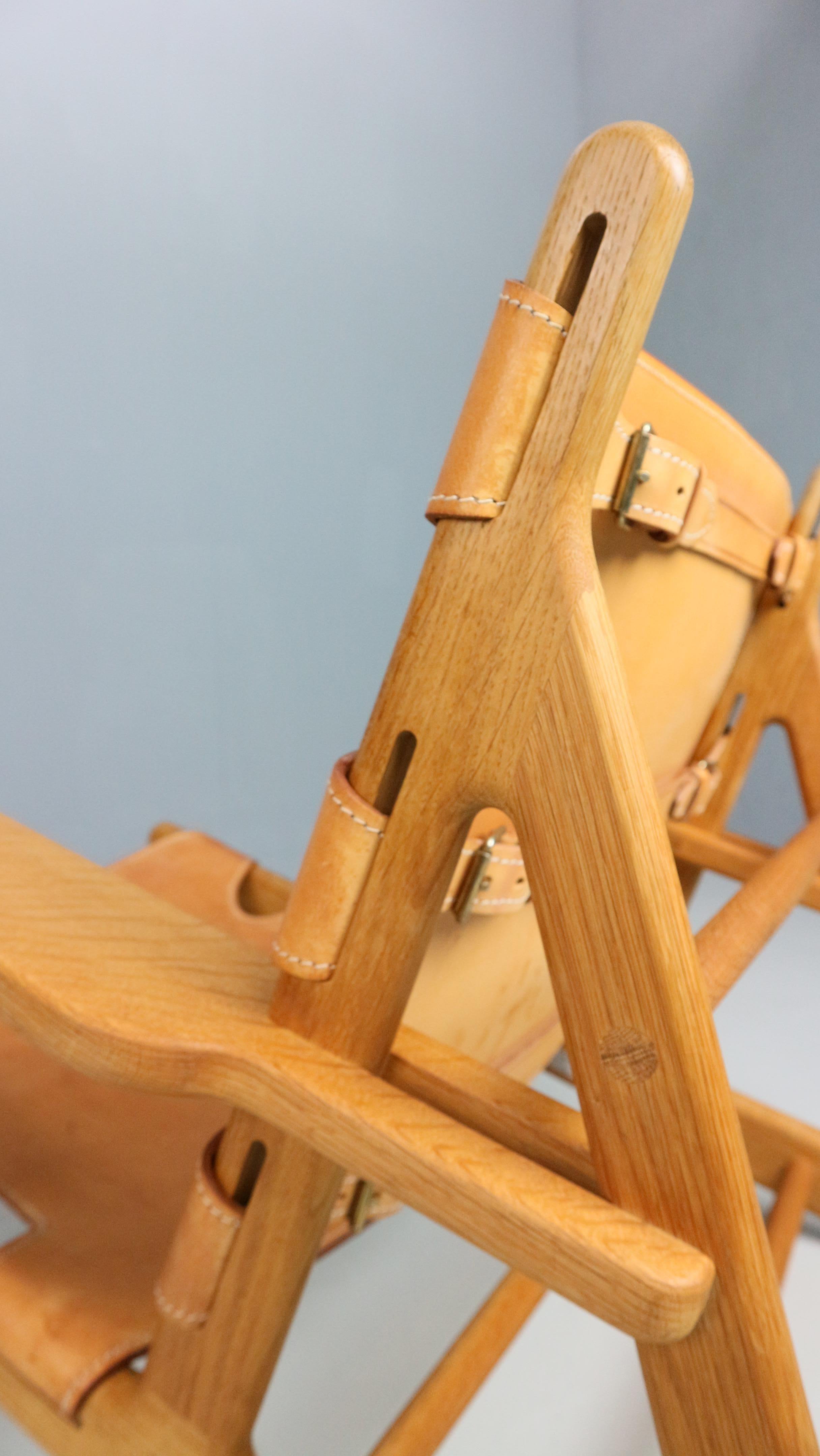 'The Hunting Chair' 2229 by Børge Mogensen, Fredericia Furniture 1970s In Good Condition For Sale In The Hague, NL