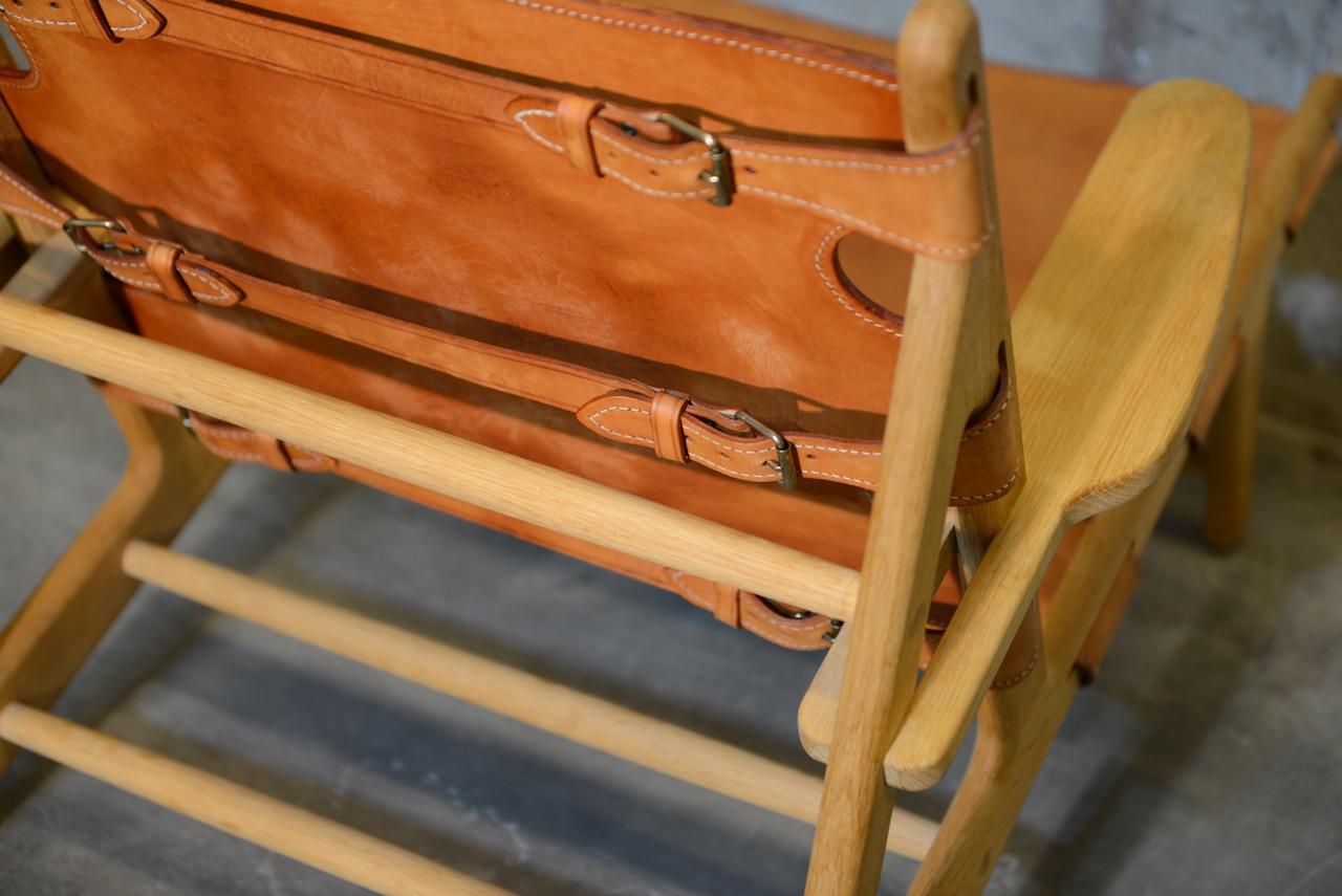 Danish Hunting Chair, Model 2229, Børge Mogensen, Fredericia Furniture Denmark For Sale