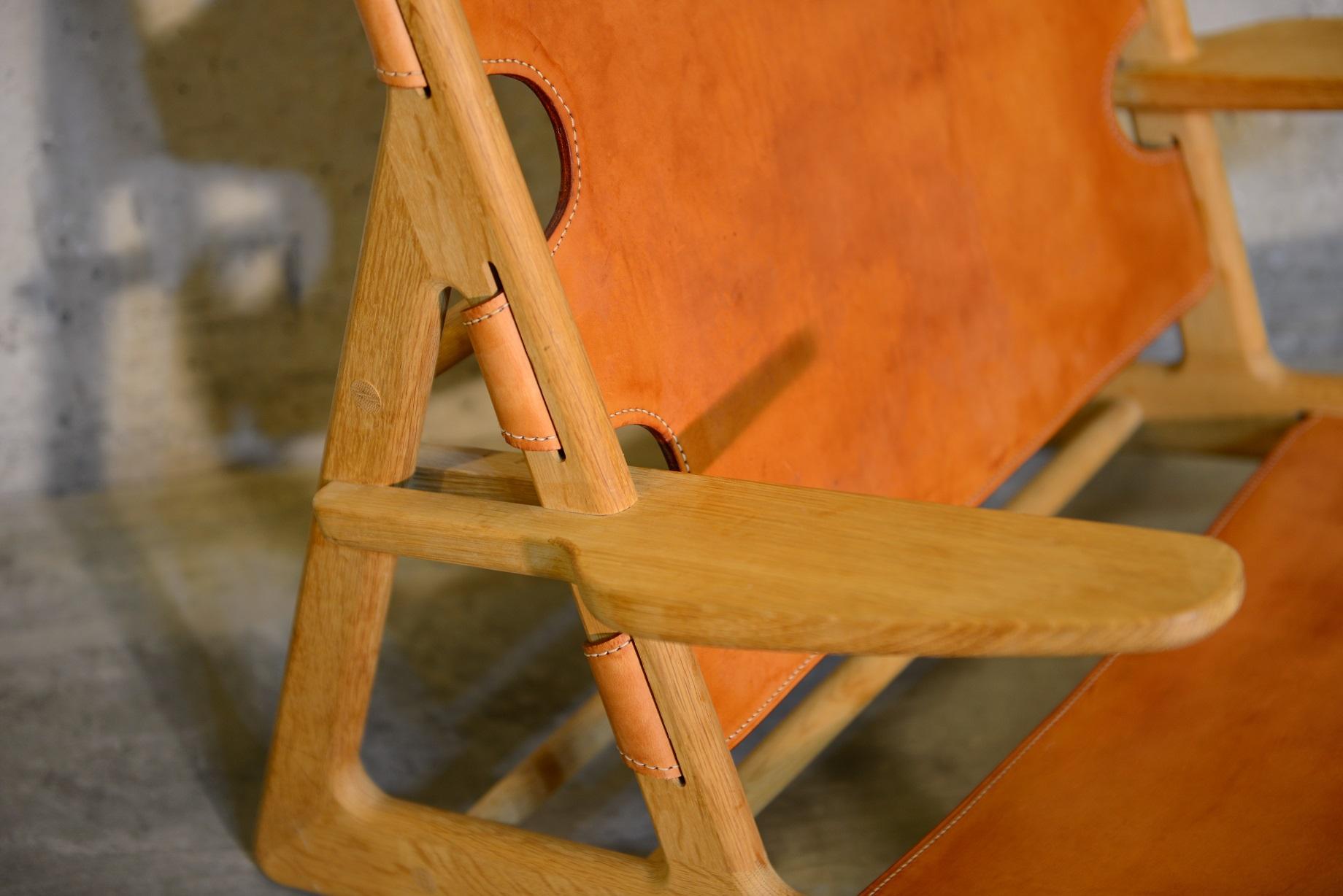 Contemporary Hunting Chair, Model 2229, Børge Mogensen, Fredericia Furniture Denmark For Sale