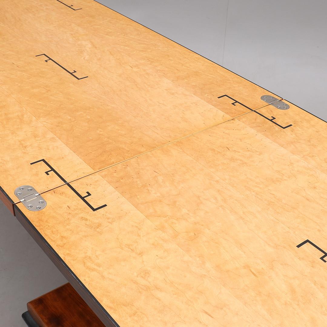 Inlay The 'Ideal Table' by Otto Wretling,  Functionalist Folding Table For Sale