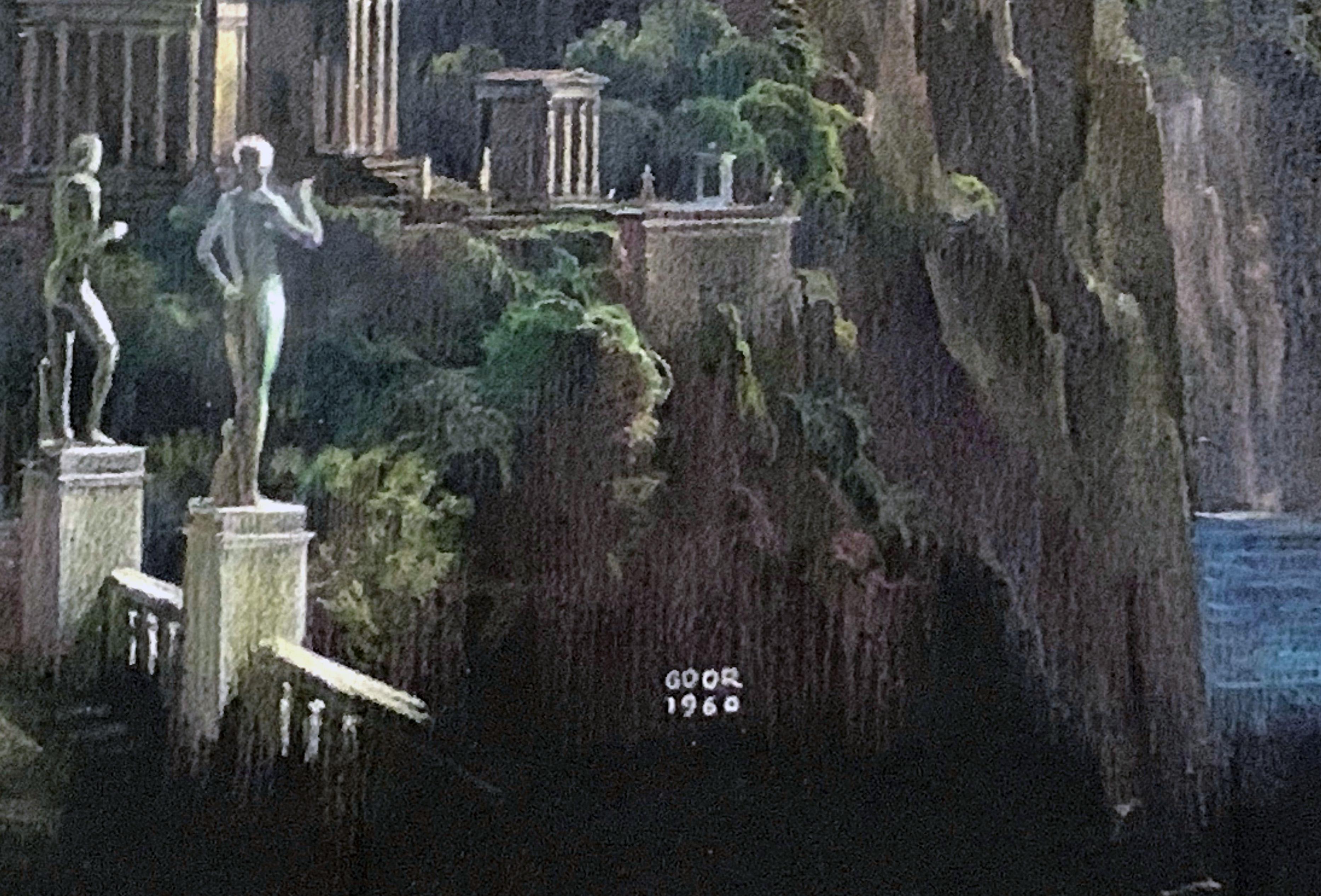 « La ville idéalisée », représentation d'un paradis classique et homophile par Goor Excellent état - En vente à Philadelphia, PA