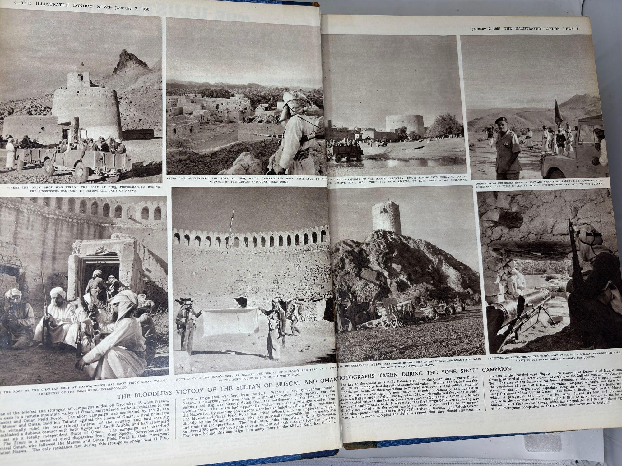 The ILLUSTRATED LONDON NEWS 1954 Vol 2 and 1956 Vol 1 Vol 2 Set of 3 Books For Sale 2
