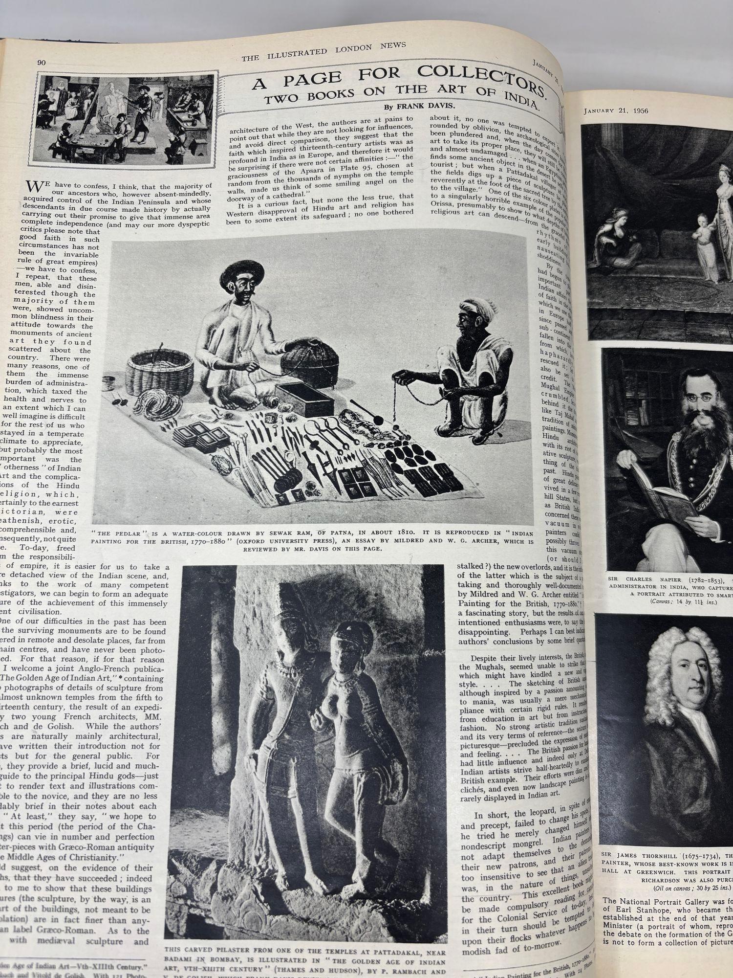The ILLUSTRATED LONDON NEWS 1954 Vol 2 and 1956 Vol 1 Vol 2 Set of 3 Books For Sale 3