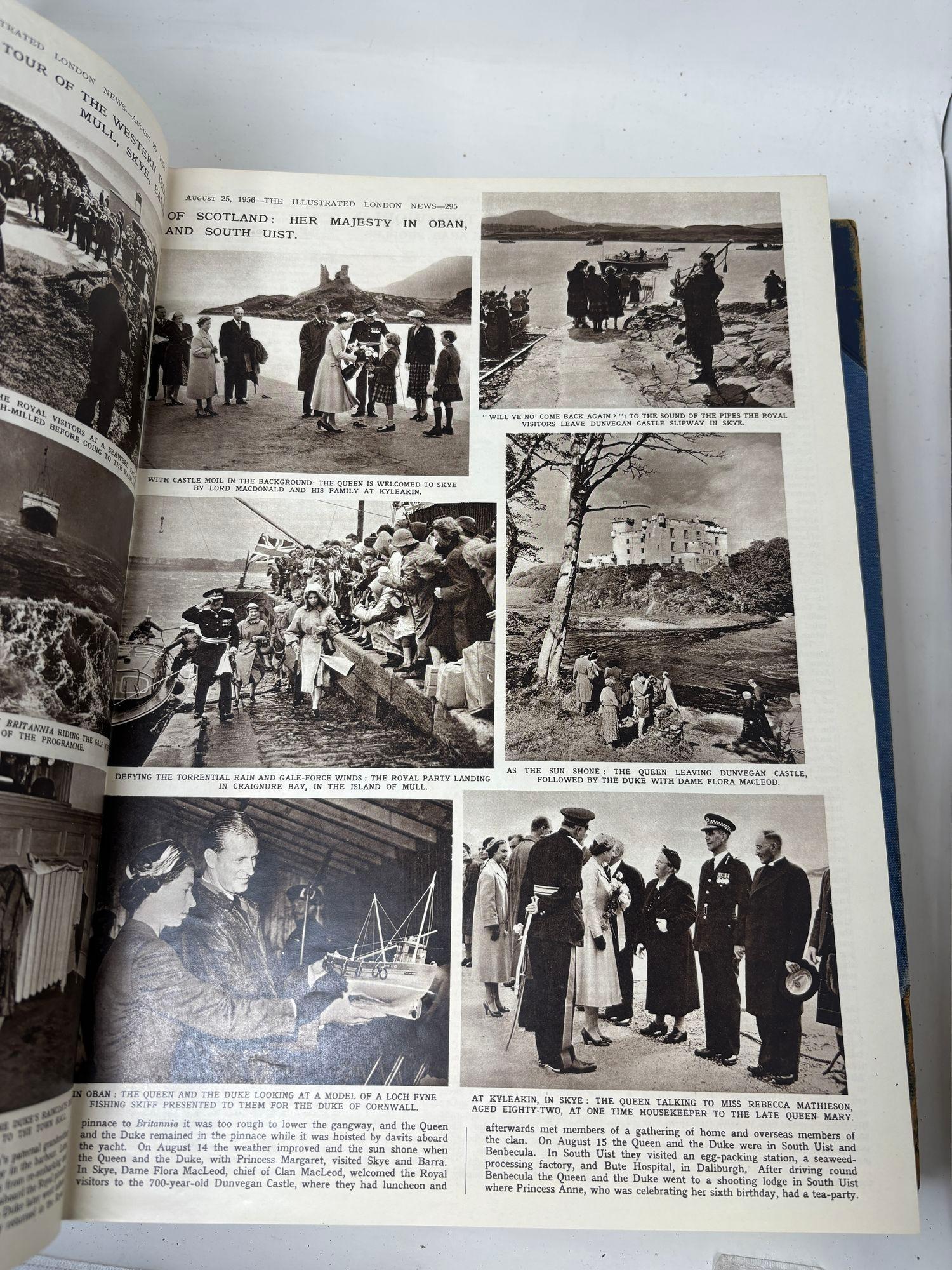 The ILLUSTRATED LONDON NEWS 1954 Vol 2 and 1956 Vol 1 Vol 2 Set of 3 Books For Sale 7