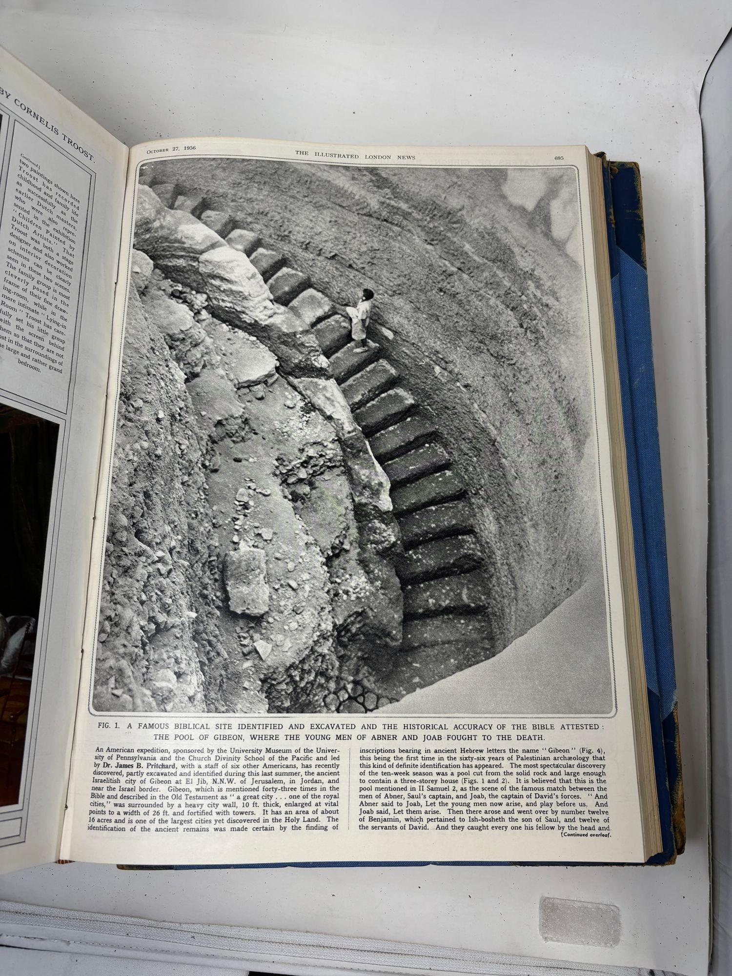 The ILLUSTRATED LONDON NEWS 1954 Vol 2 and 1956 Vol 1 Vol 2 Set of 3 Books For Sale 8