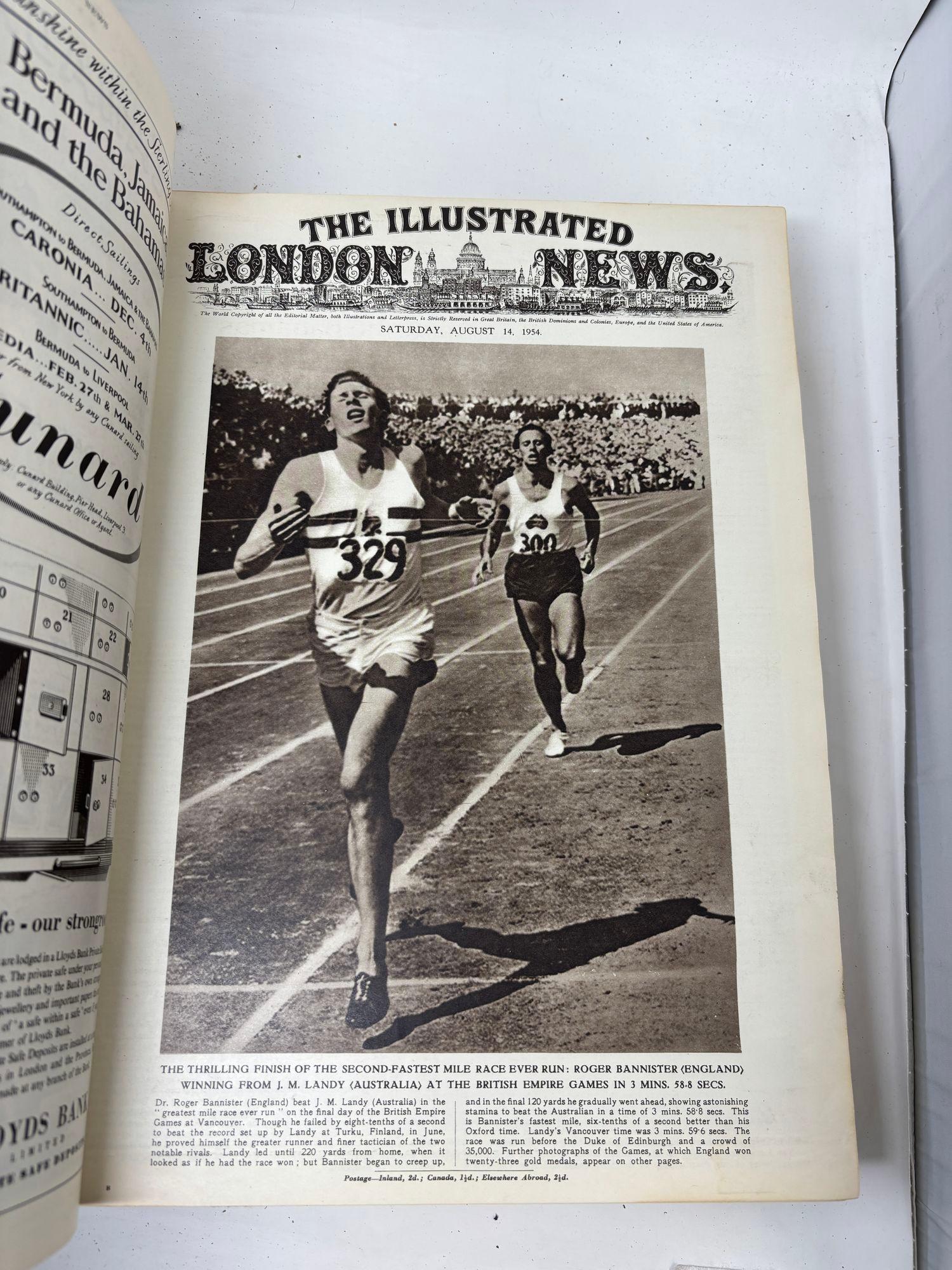 The ILLUSTRATED LONDON NEWS 1954 Vol 2 and 1956 Vol 1 Vol 2 Set of 3 Books For Sale 9