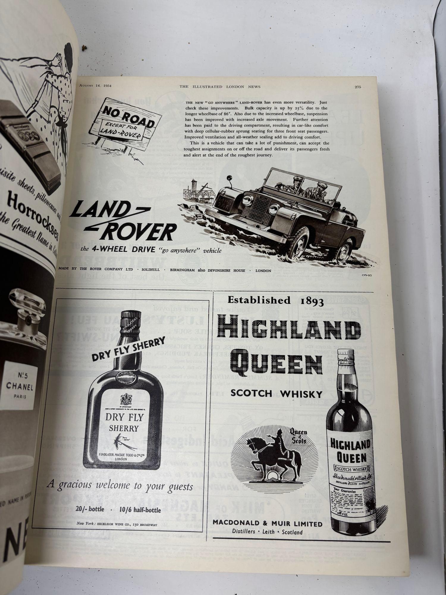 The ILLUSTRATED LONDON NEWS 1954 Vol 2 and 1956 Vol 1 Vol 2 Set of 3 Books For Sale 10
