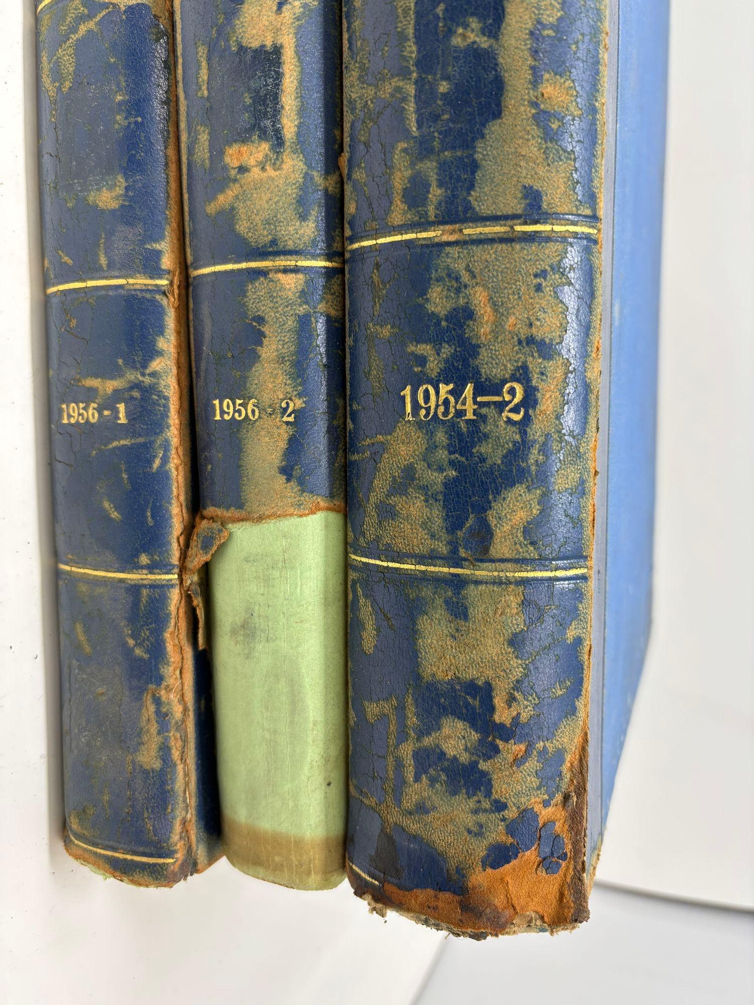 Victorian The ILLUSTRATED LONDON NEWS 1954 Vol 2 and 1956 Vol 1 Vol 2 Set of 3 Books For Sale