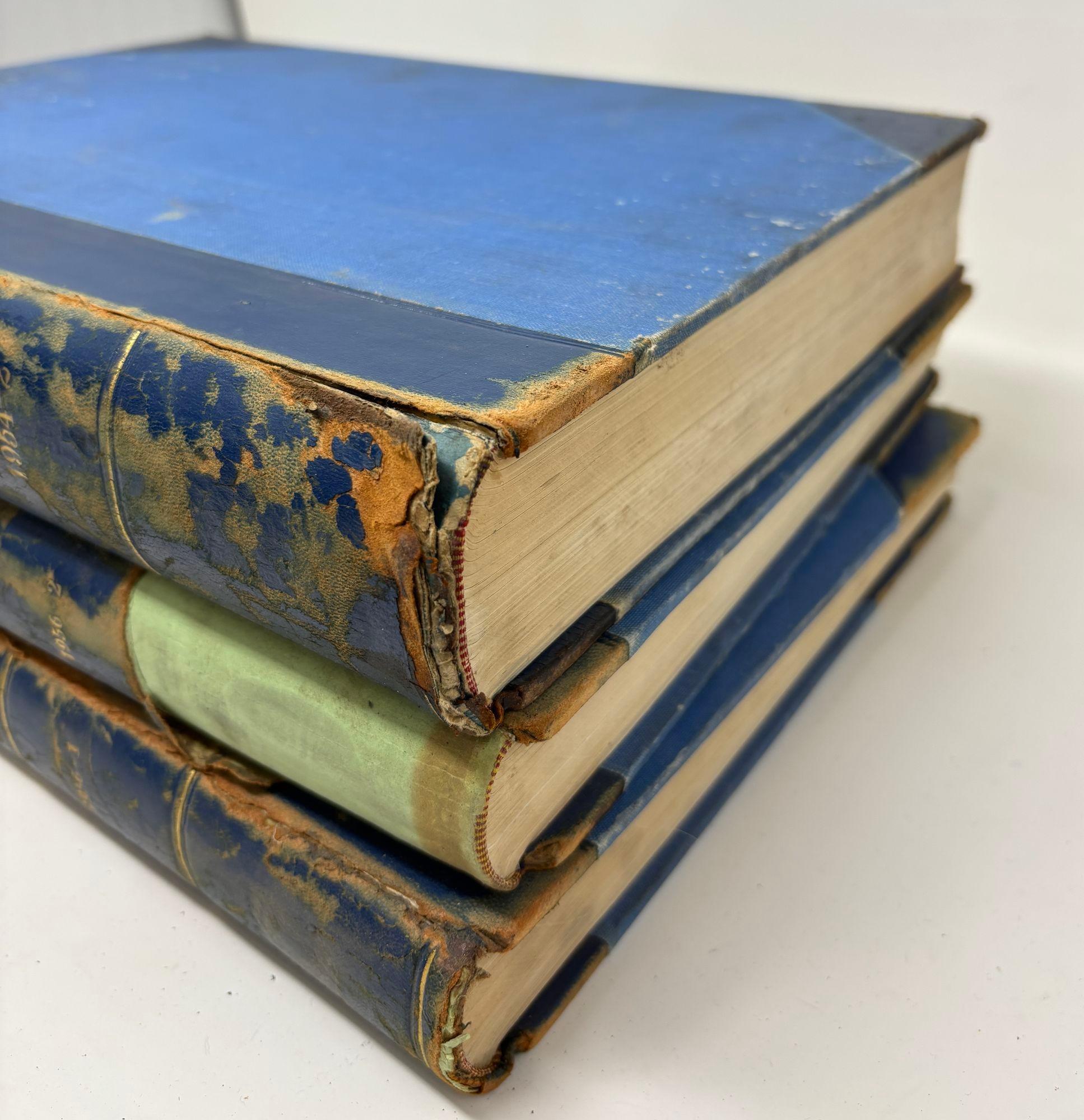 English The ILLUSTRATED LONDON NEWS 1954 Vol 2 and 1956 Vol 1 Vol 2 Set of 3 Books For Sale