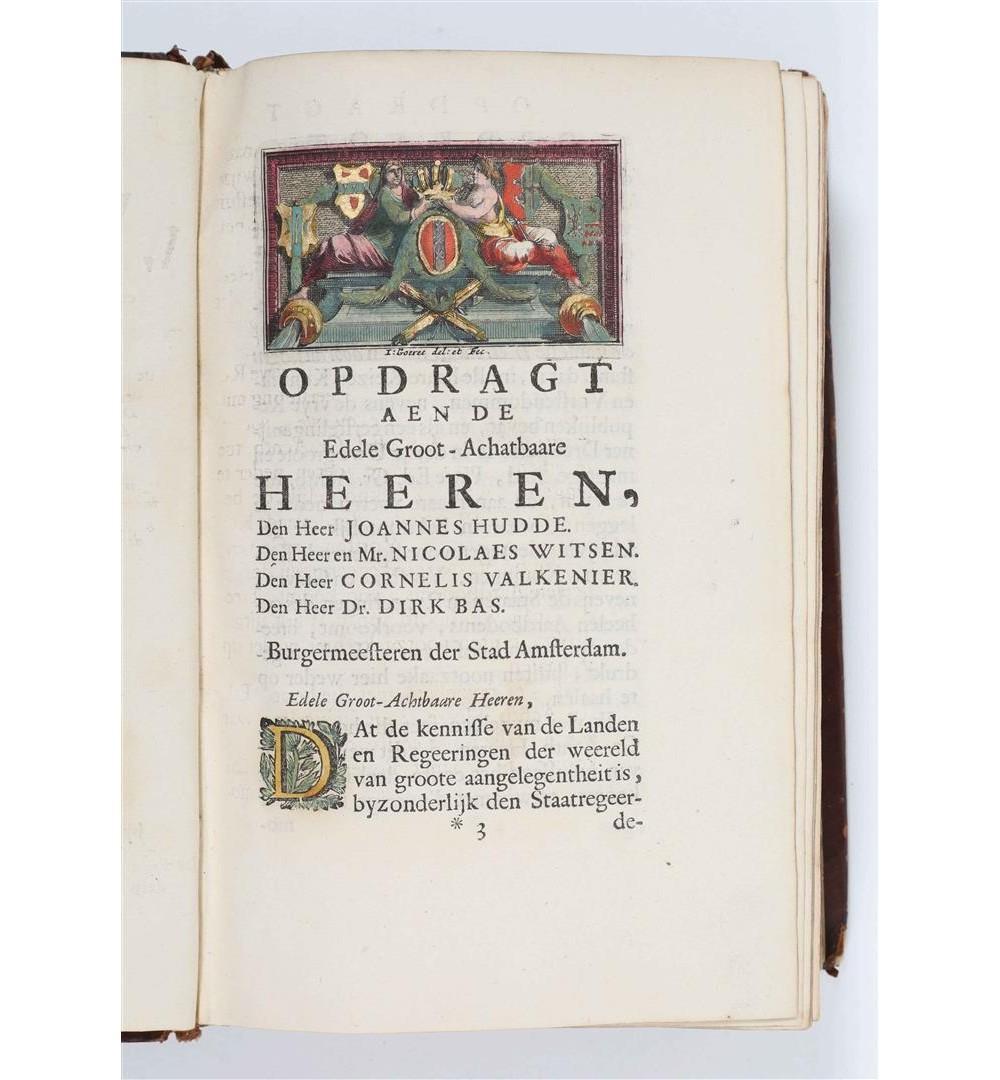 XVIIIe siècle Le monde illustre - Rare chef-d'œuvre héraldique et historique hollandais, 1700 en vente