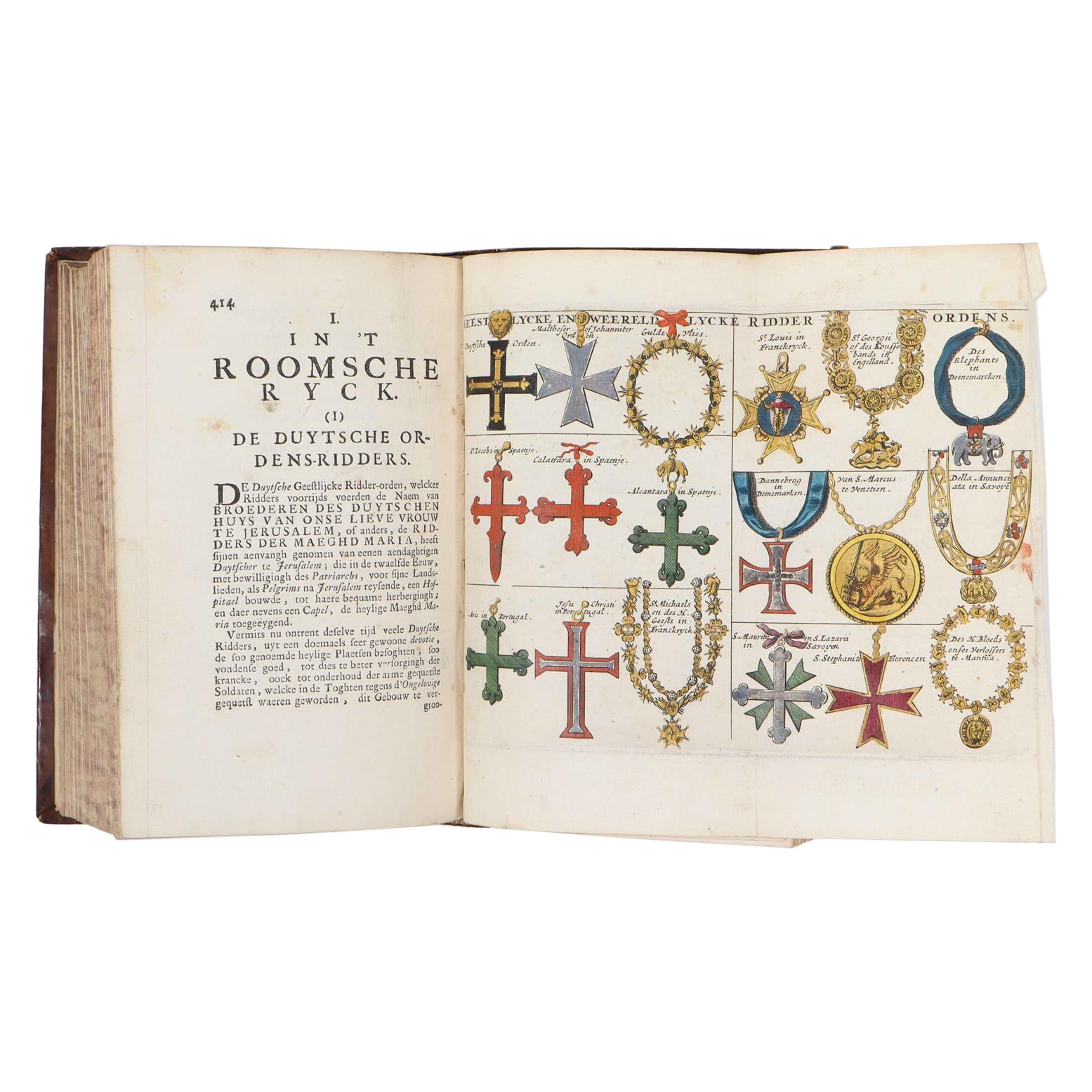 Il mondo illustre - Rara opera araldica e storica olandese, 1700