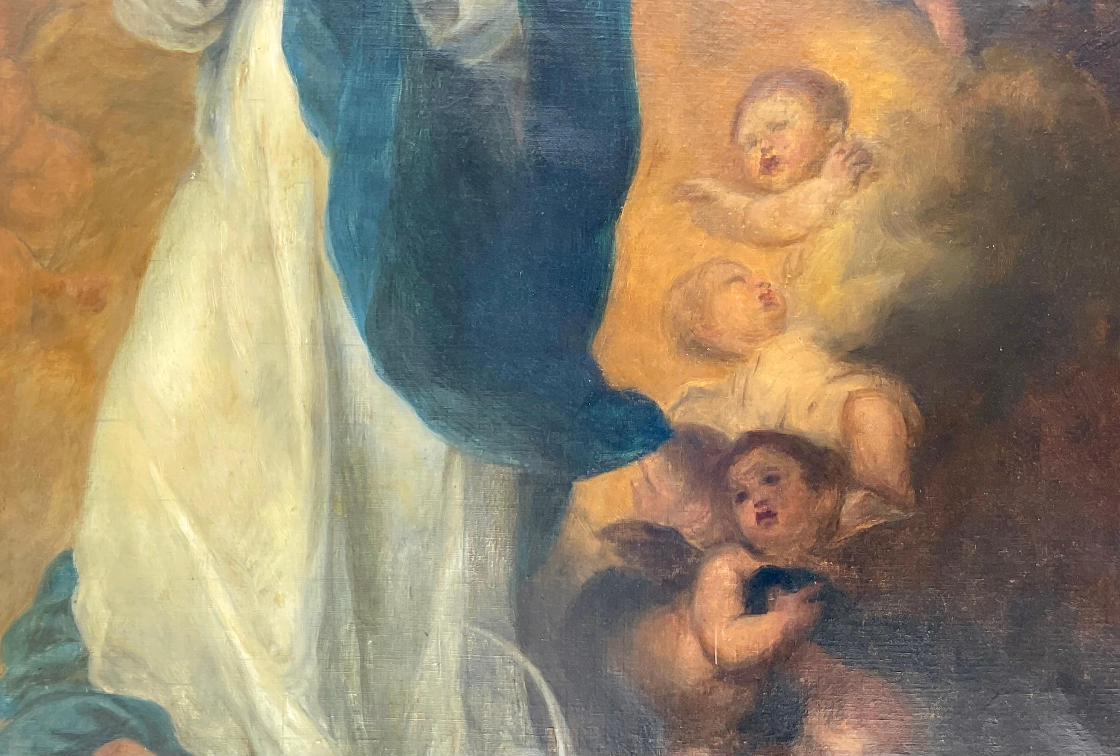 The Immaculate Conception Painting After Bartolome Esteban Murillo For Sale 1