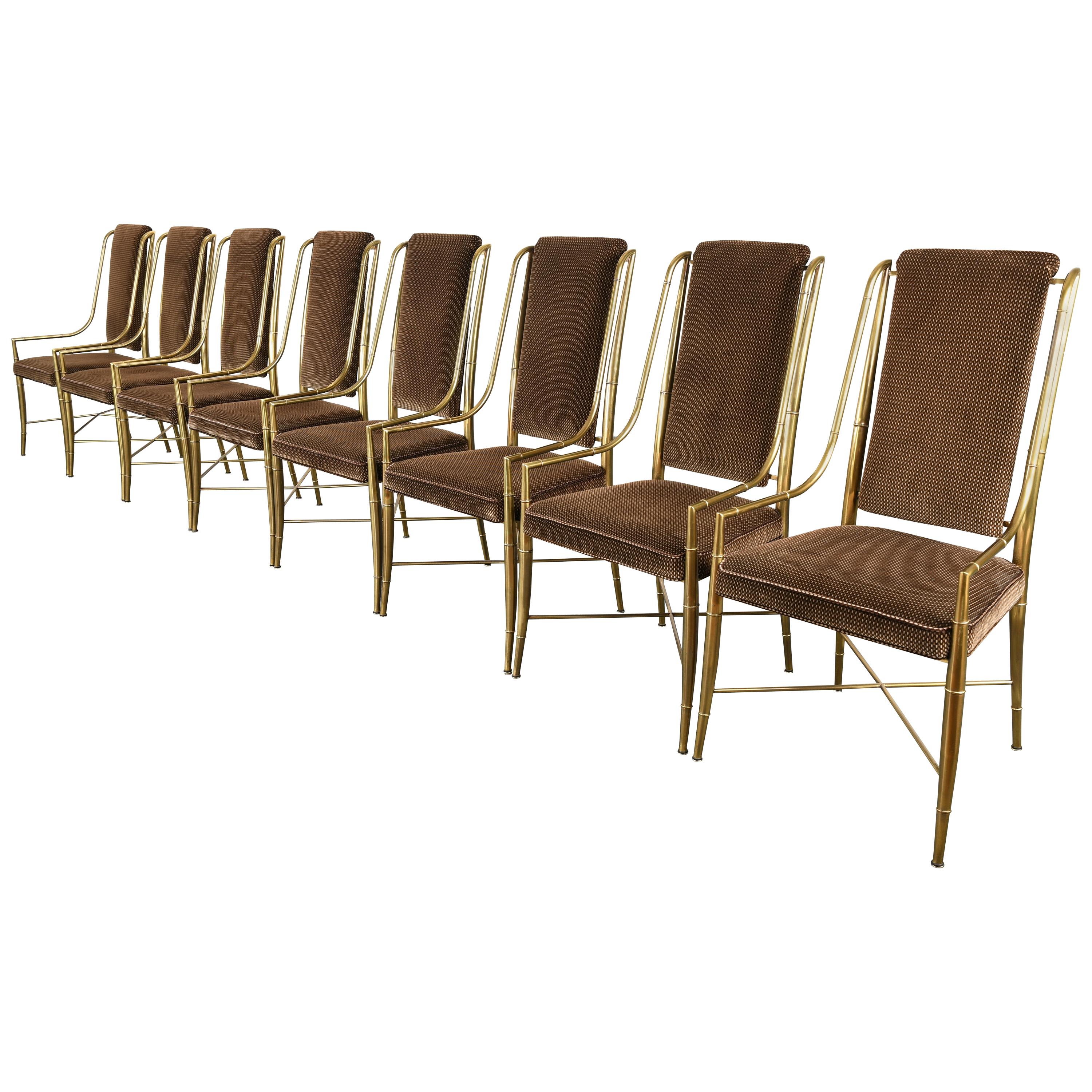 "The Imperial Chair" Set of Eight by Weiman / Warren Lloyd for Mastercraft 1970s