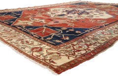 The Imperial Garden: A Late 19th Century Persian Serapi Masterpiece of Splendor