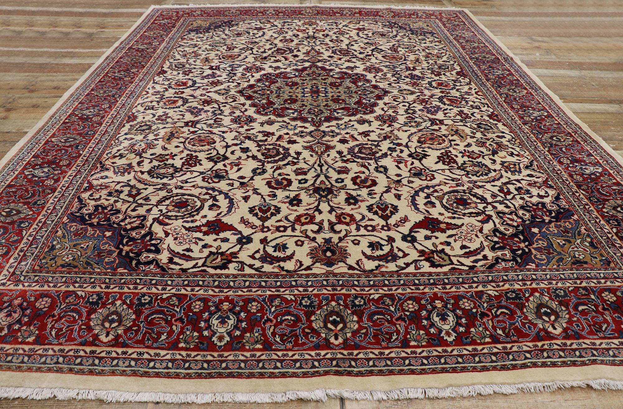 Antiker persischer Mahal-Teppich (20. Jahrhundert) im Angebot