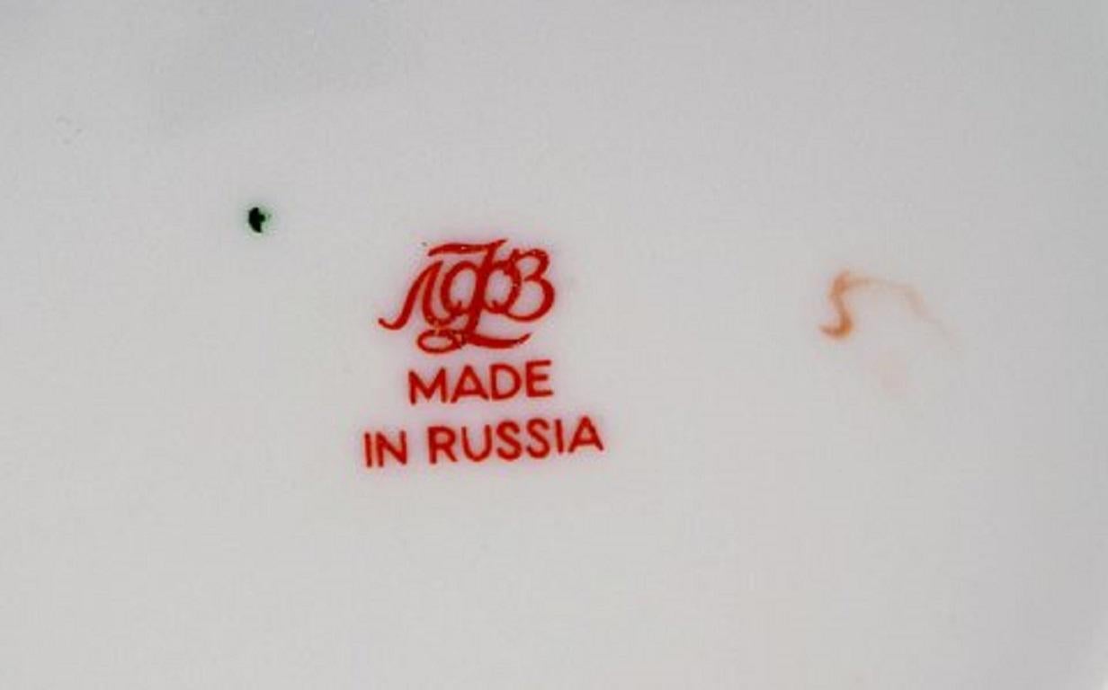 Imperial Lomonosov Porcelain Factory, Soviet Union, Large Tea Service For Sale 2