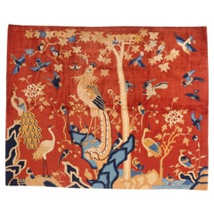 The Imperial Phoenix Garden: A Vintage Chinese Pictorial Masterpiece of Auspice