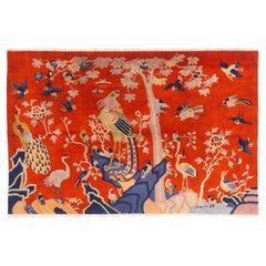 The Imperial Phoenix Garden: A Vintage Chinese Pictorial Masterpiece of Auspice