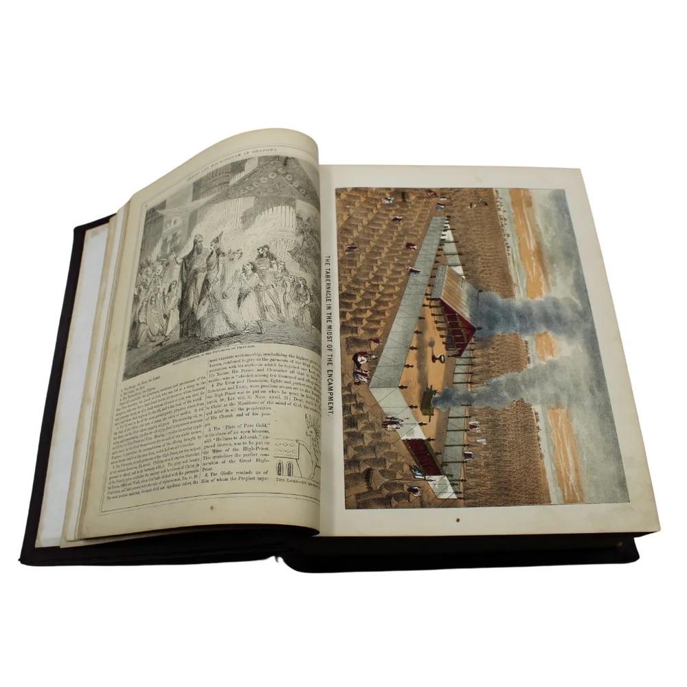 The Improved Domestic Bible, by Reverend Nevin, Illustrated, Circa 1880 3