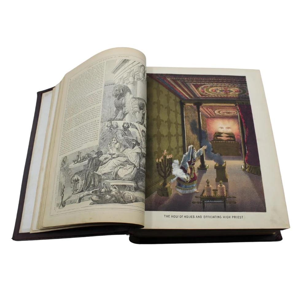 The Improved Domestic Bible, by Reverend Nevin, Illustrated, Circa 1880 5