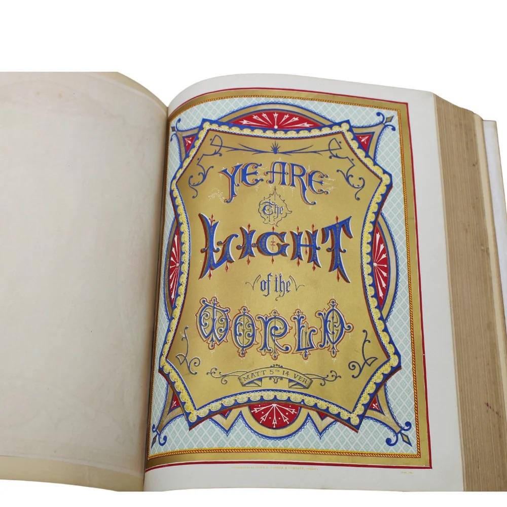 The Improved Domestic Bible, by Reverend Nevin, Illustrated, Circa 1880 9