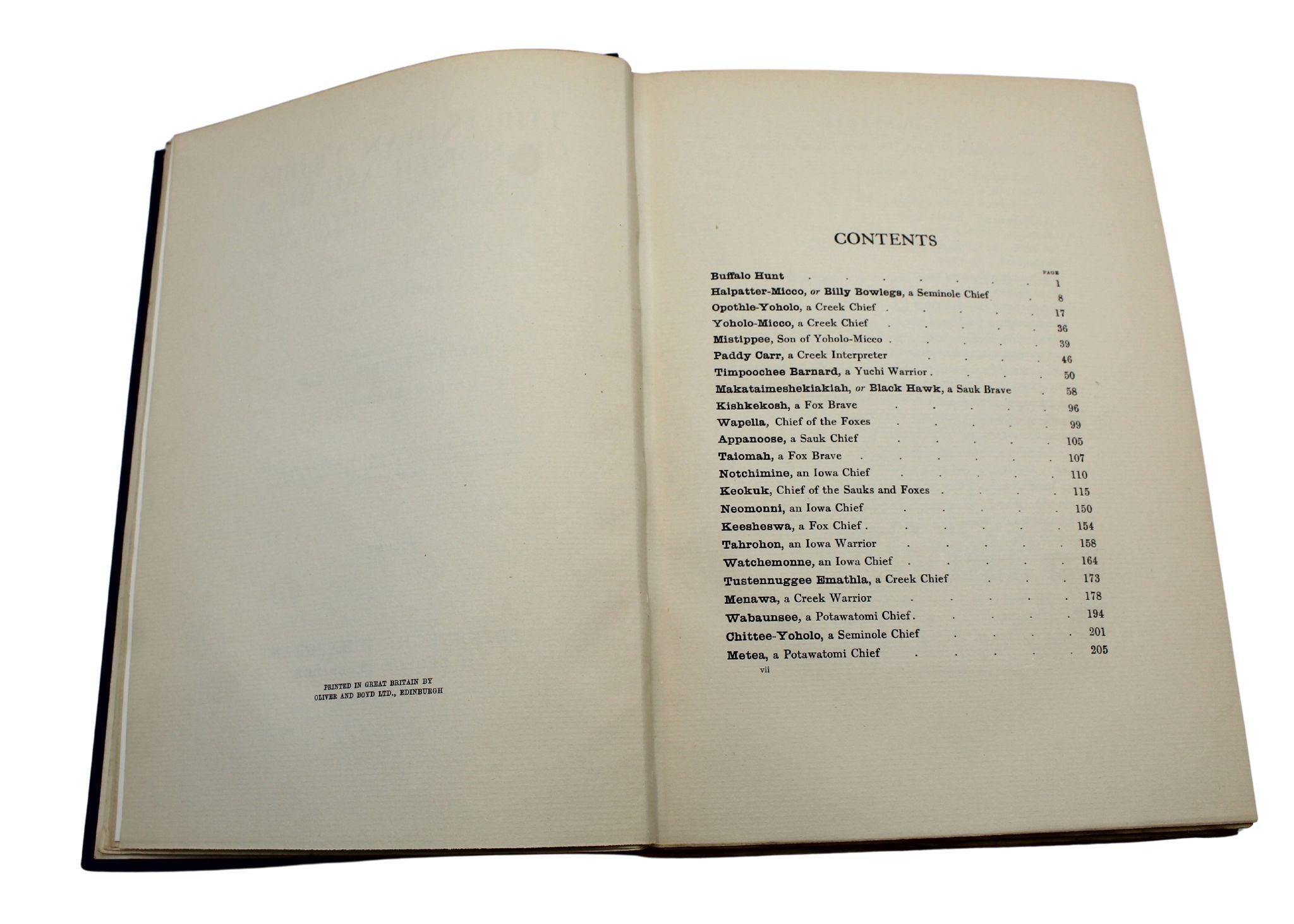 Les tribus indiennes d'Amérique du Nord par Thomas McKenney & A Hall, 3 Vols. en vente 5