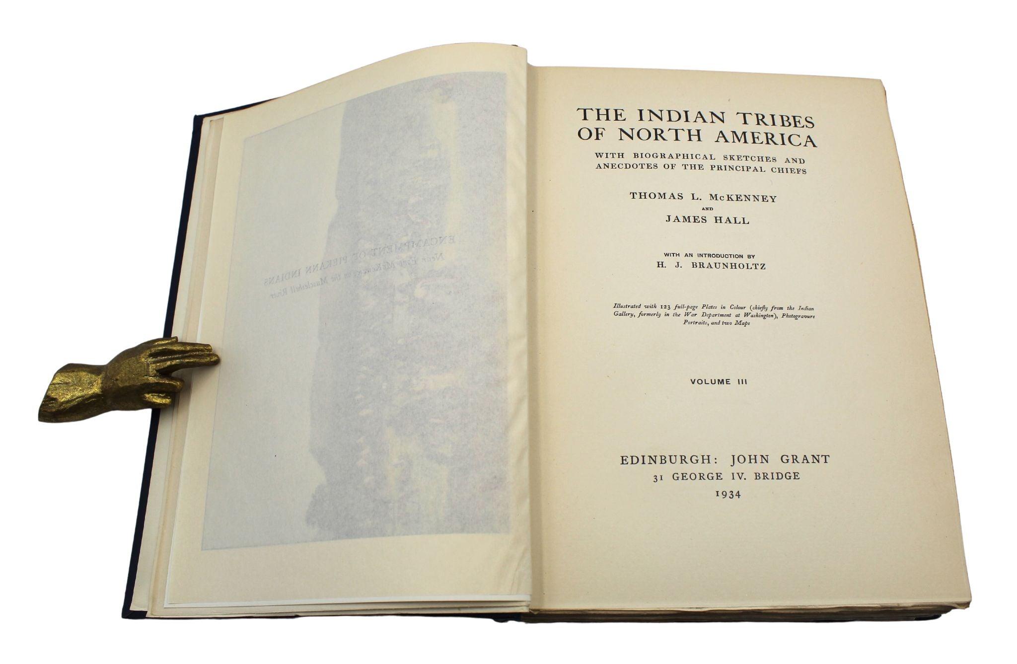 Les tribus indiennes d'Amérique du Nord par Thomas McKenney & A Hall, 3 Vols. en vente 10