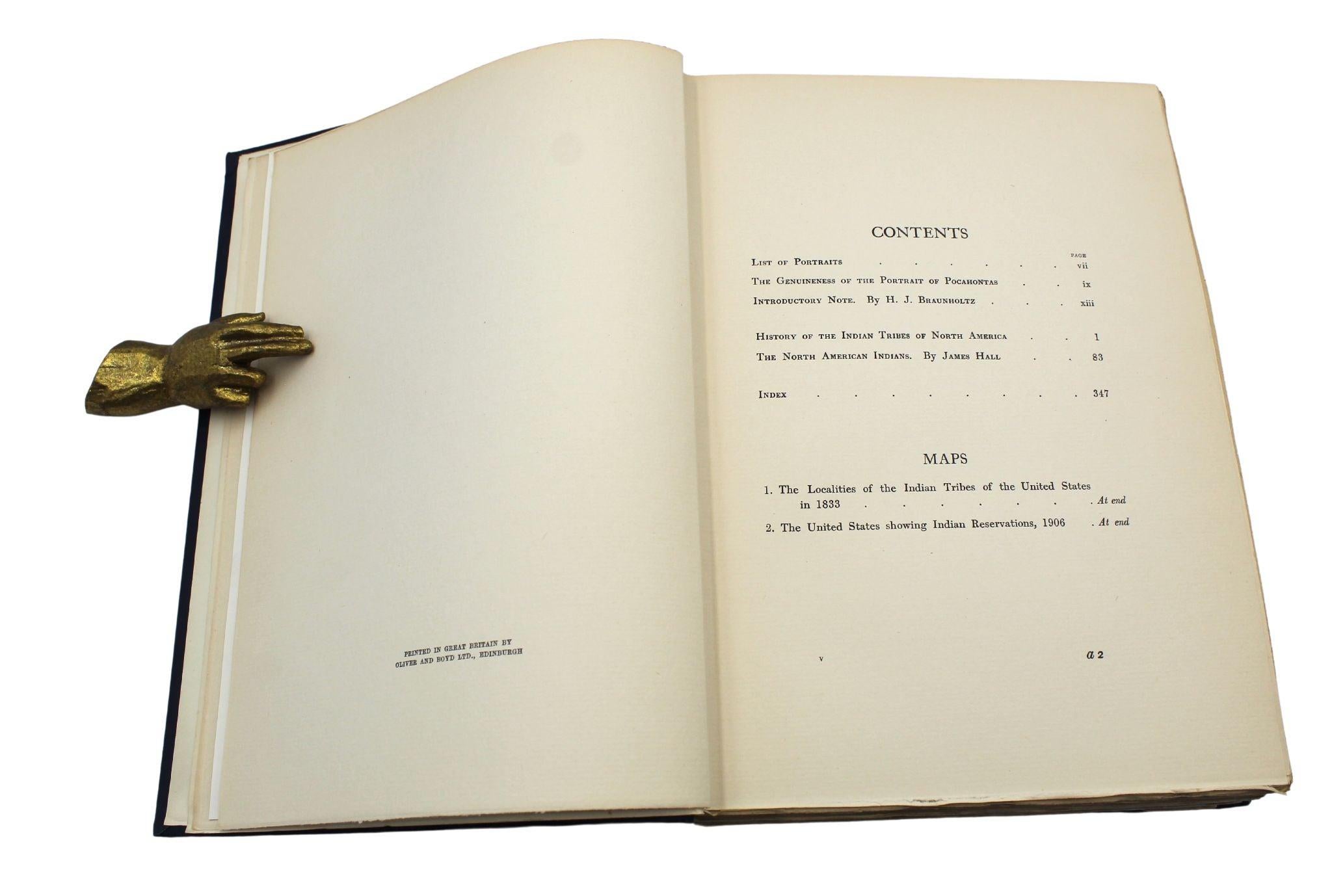 Les tribus indiennes d'Amérique du Nord par Thomas McKenney & A Hall, 3 Vols. en vente 11