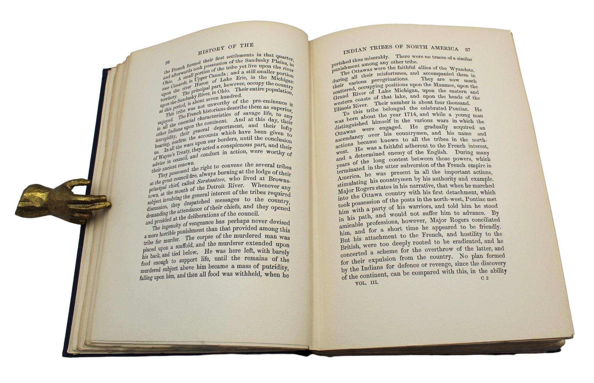 Les tribus indiennes d'Amérique du Nord par Thomas McKenney & A Hall, 3 Vols. en vente 12