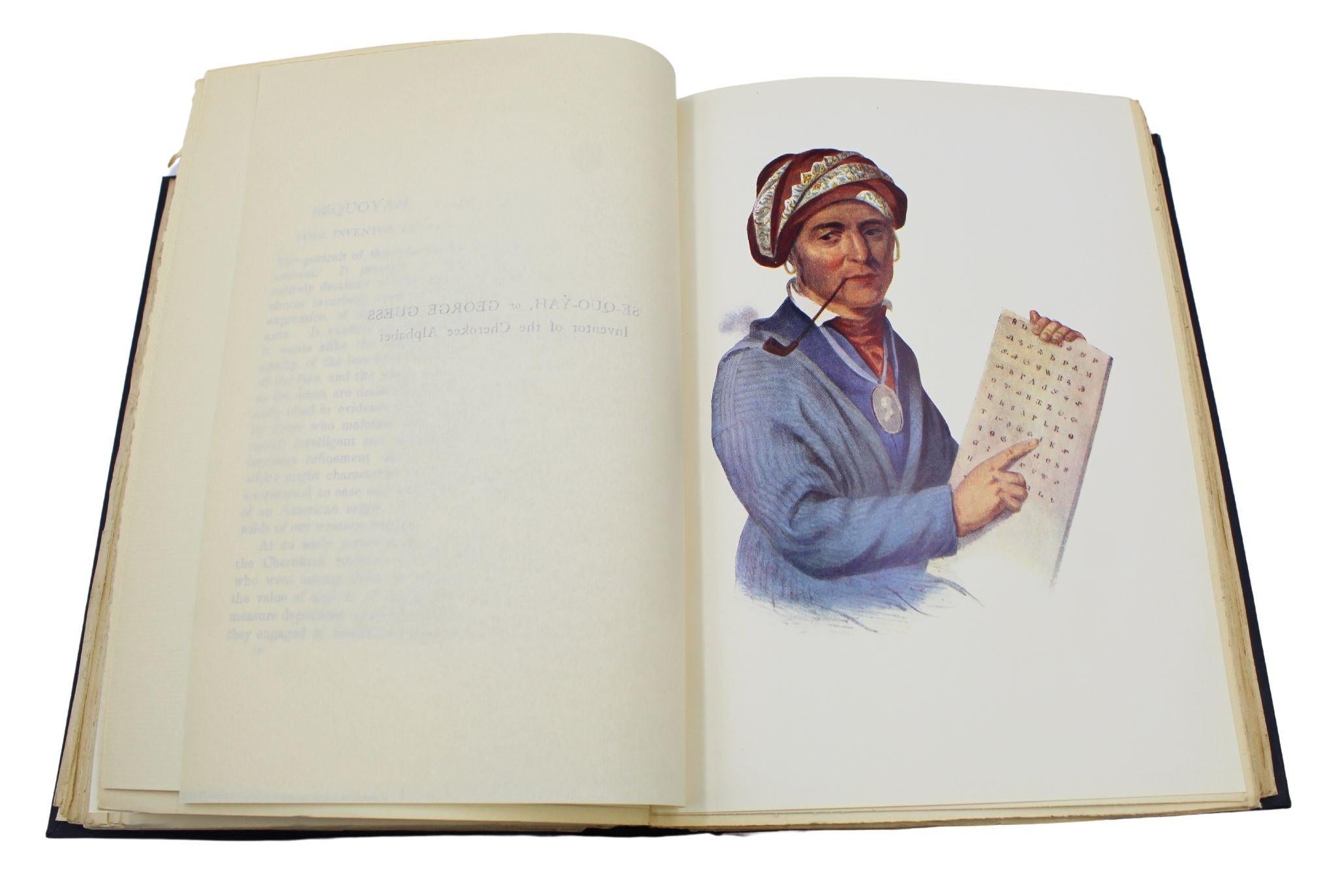Les tribus indiennes d'Amérique du Nord par Thomas McKenney & A Hall, 3 Vols. en vente 1