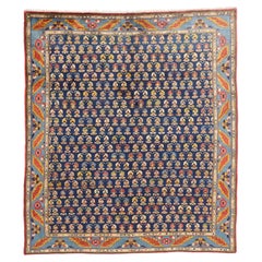 Der Indigo-Obstgarten: Ein persisches Vintage Malayer Meisterwerk von kultiviertem Prestige