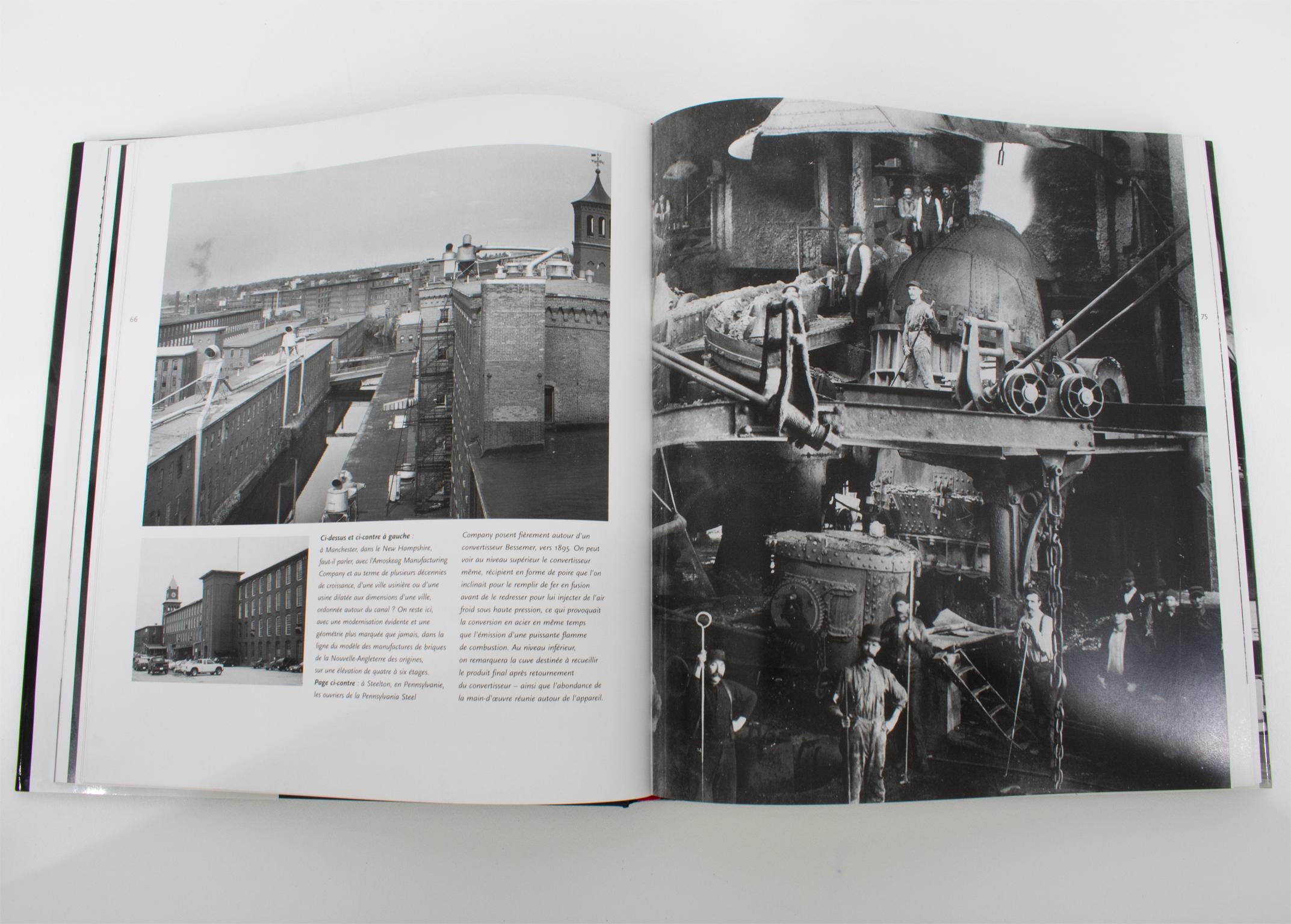 Papier Le patrimoine industriel des États-Unis, livre français de Louis Bergeron 2000 en vente