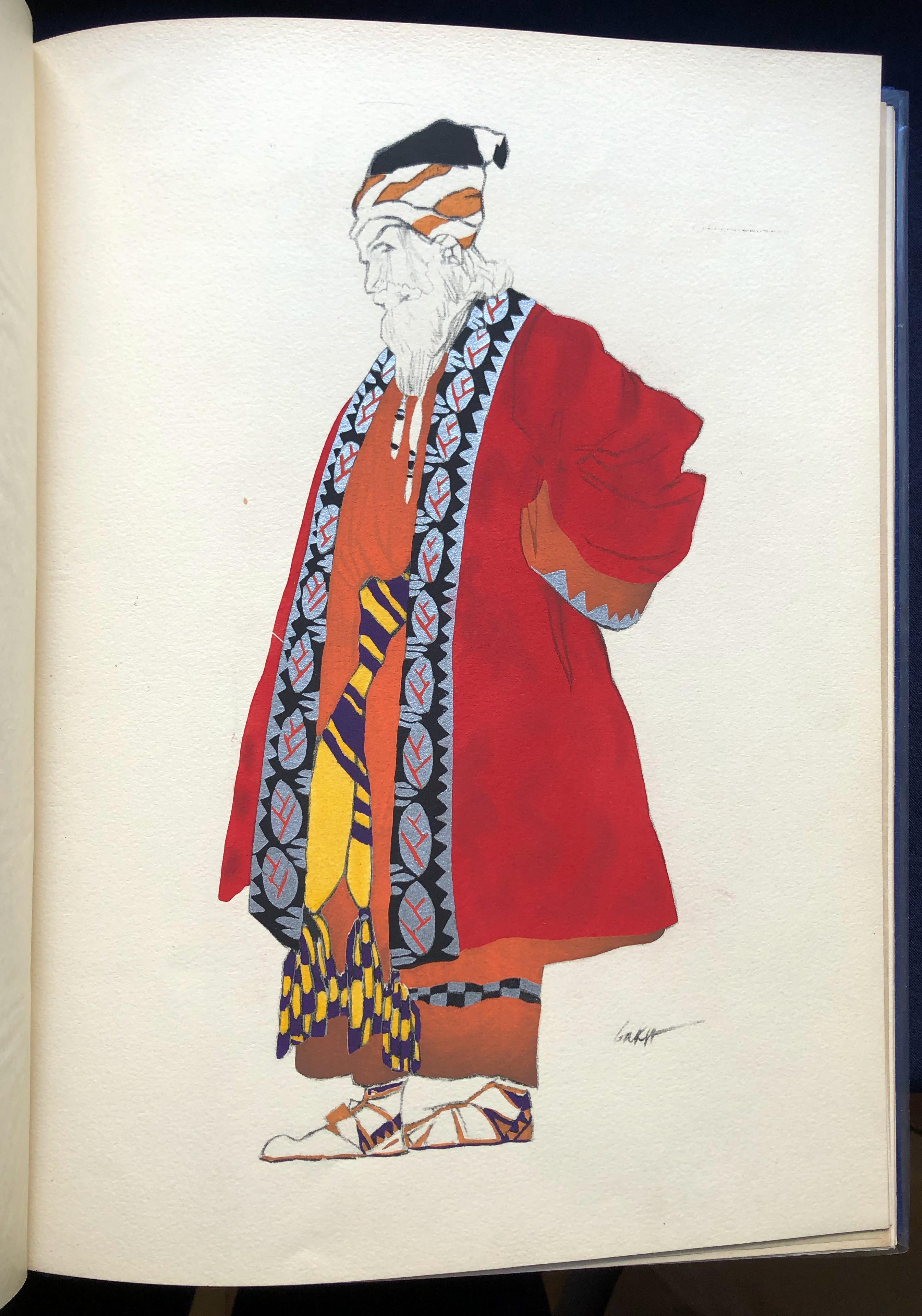 Inedited Works of Bakst, Illustrated Book of Stage/Dance/Theater Designs For Sale 5