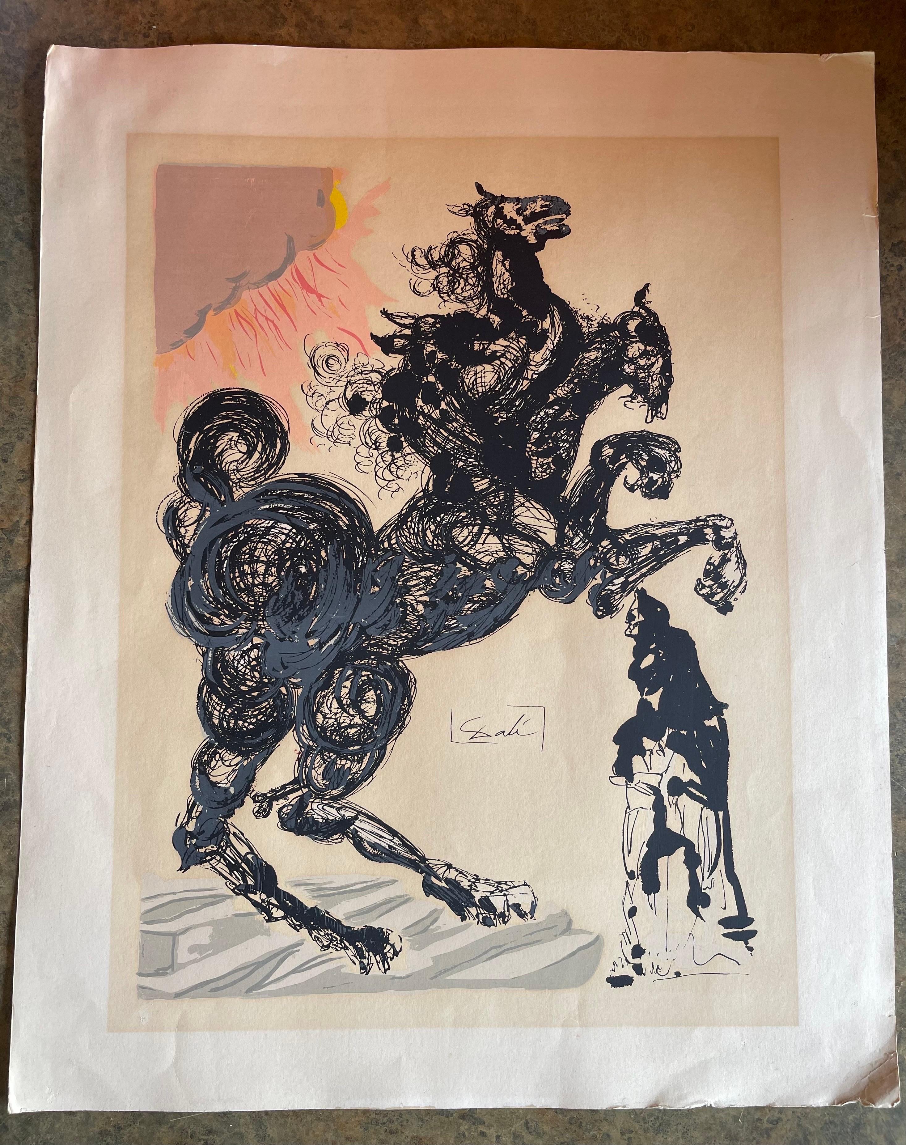 The Inferno lithograph print: Canto 6 