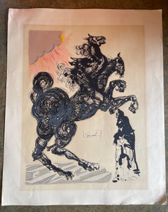 The Inferno Print: Canto 6 "Cerberus" from The Divine Comedy by Salvador Dali