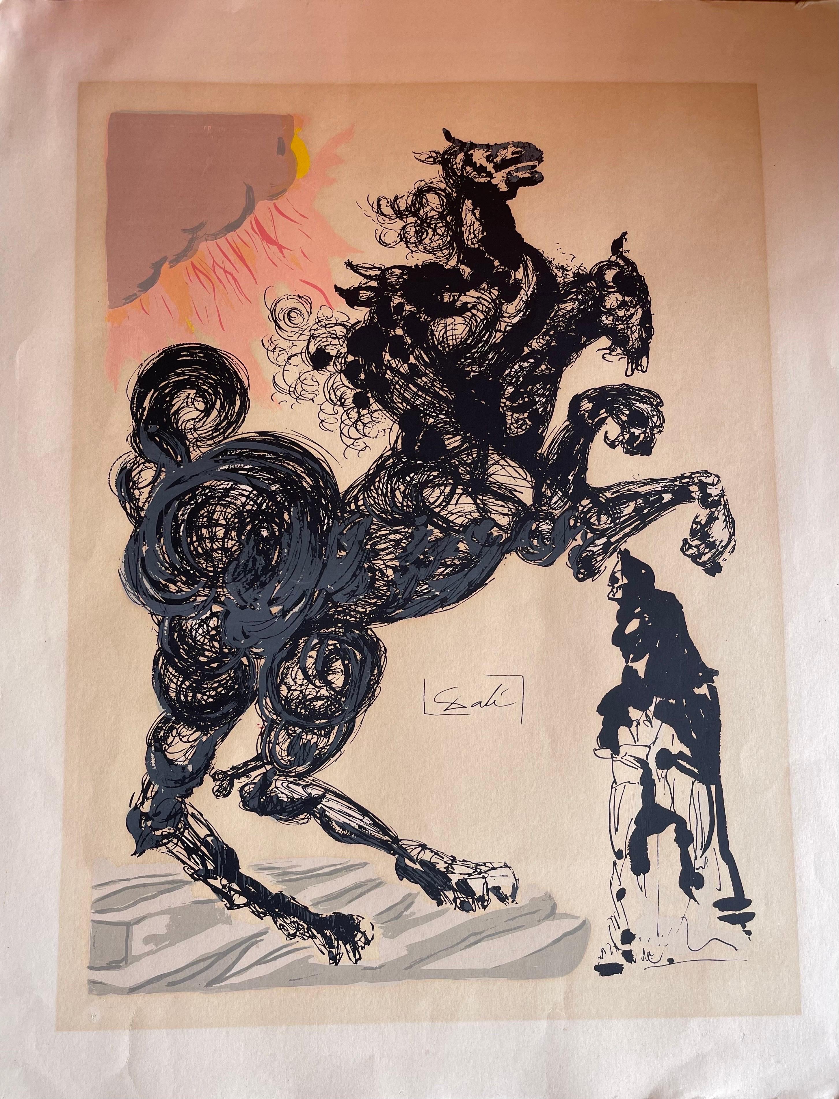 Mid-Century Modern The Inferno Print: Canto 6 