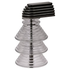 The Insulator '3A' Sconce in dark brass and clear glass by NOVOCASTRIAN