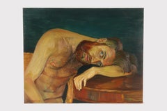 The intense soul of the portrait yesterday and today. Man with a red beard.