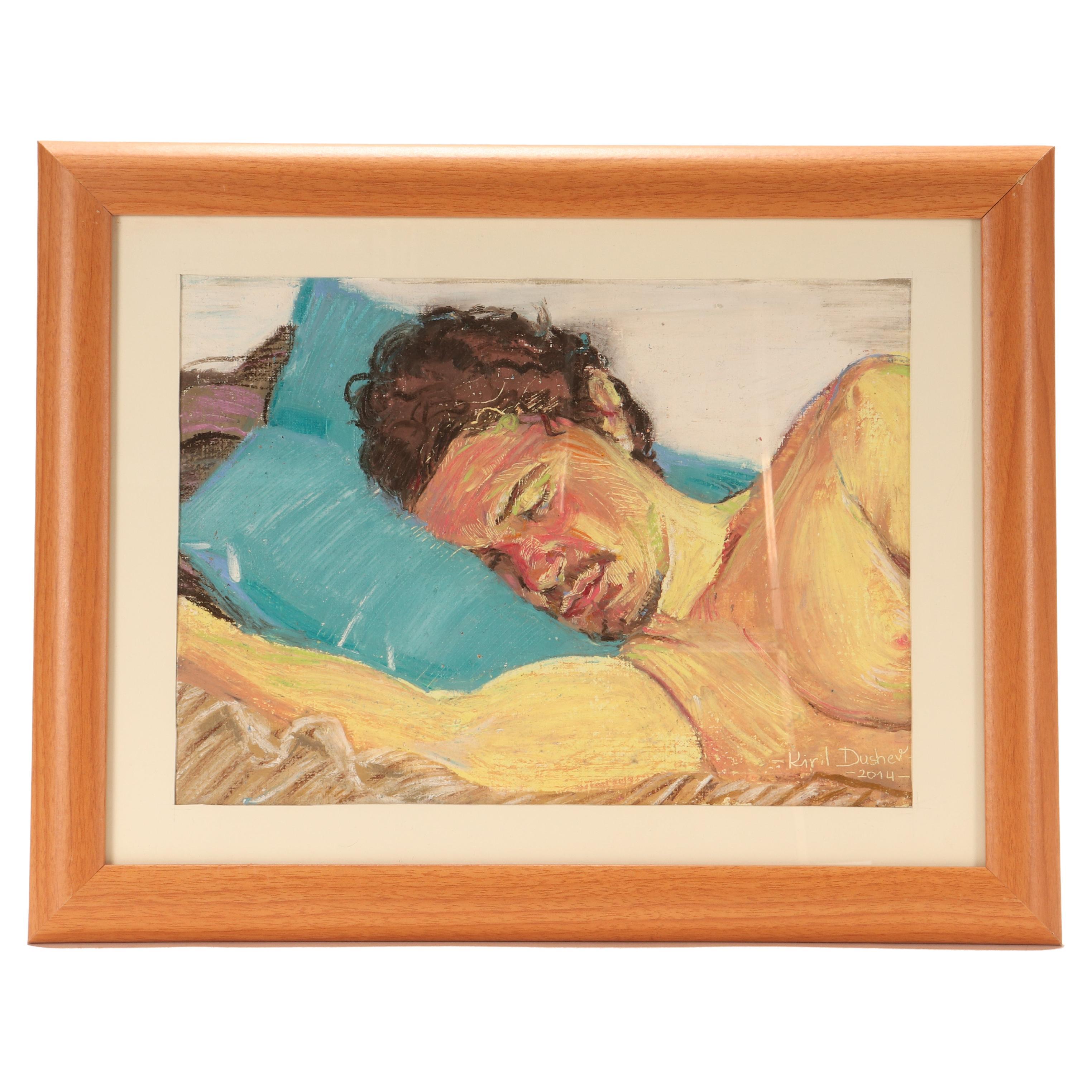 The intense soul of the portrait yesterday and today. Sleeping.