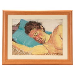 The intense soul of the portrait yesterday and today. Sleeping.