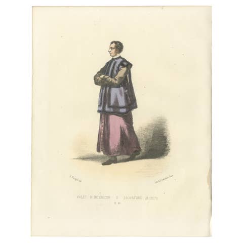 The Interior Valet: Handcolored Print, Plate 22, 1862