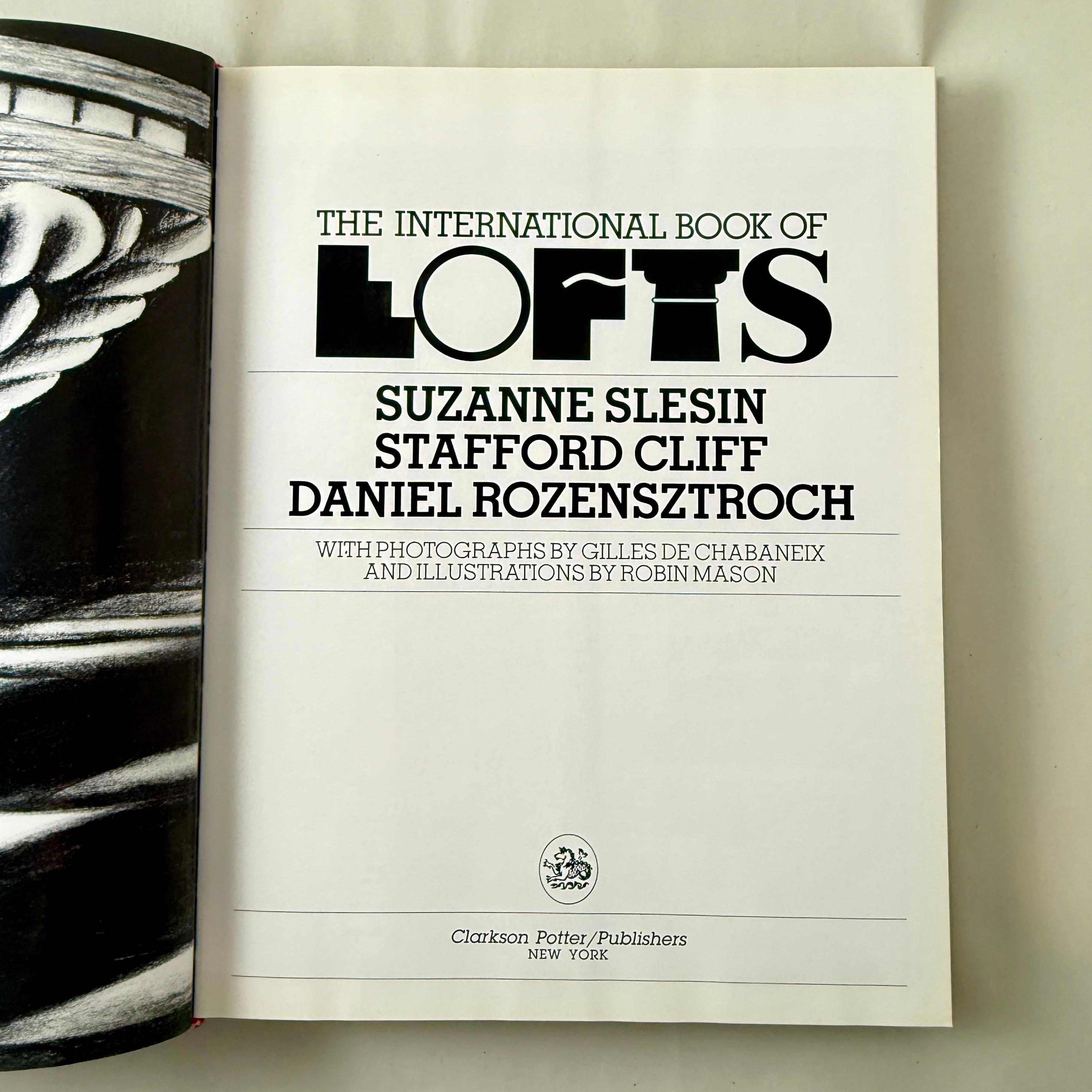 Fait à la machine The International Book of Lofts, Slesin & Cliff, couverture rigide 1986 en vente