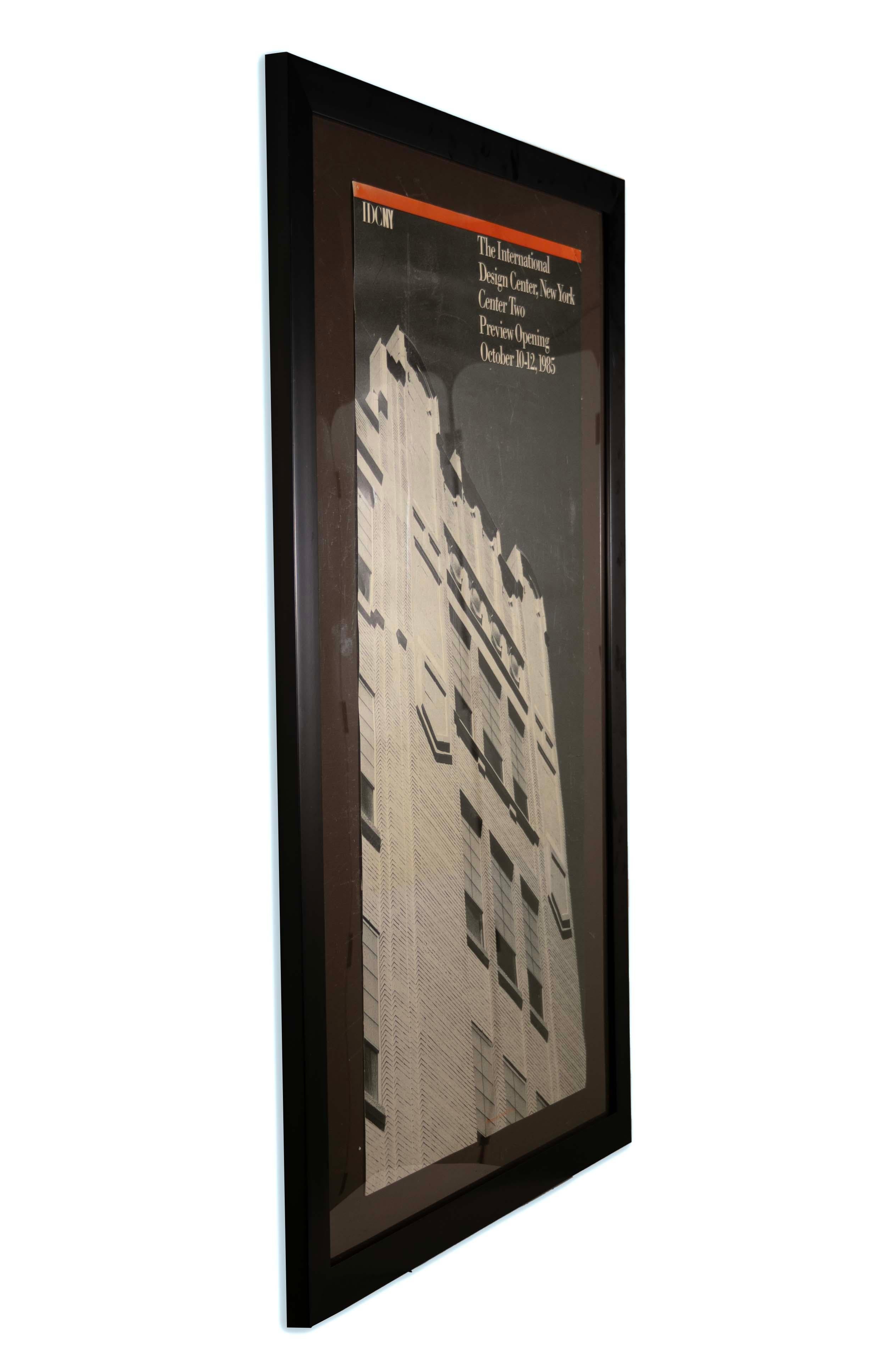 The International Design Center New York Preview Eröffnung 1985 Vintage Lithographie (amerikanisch) im Angebot