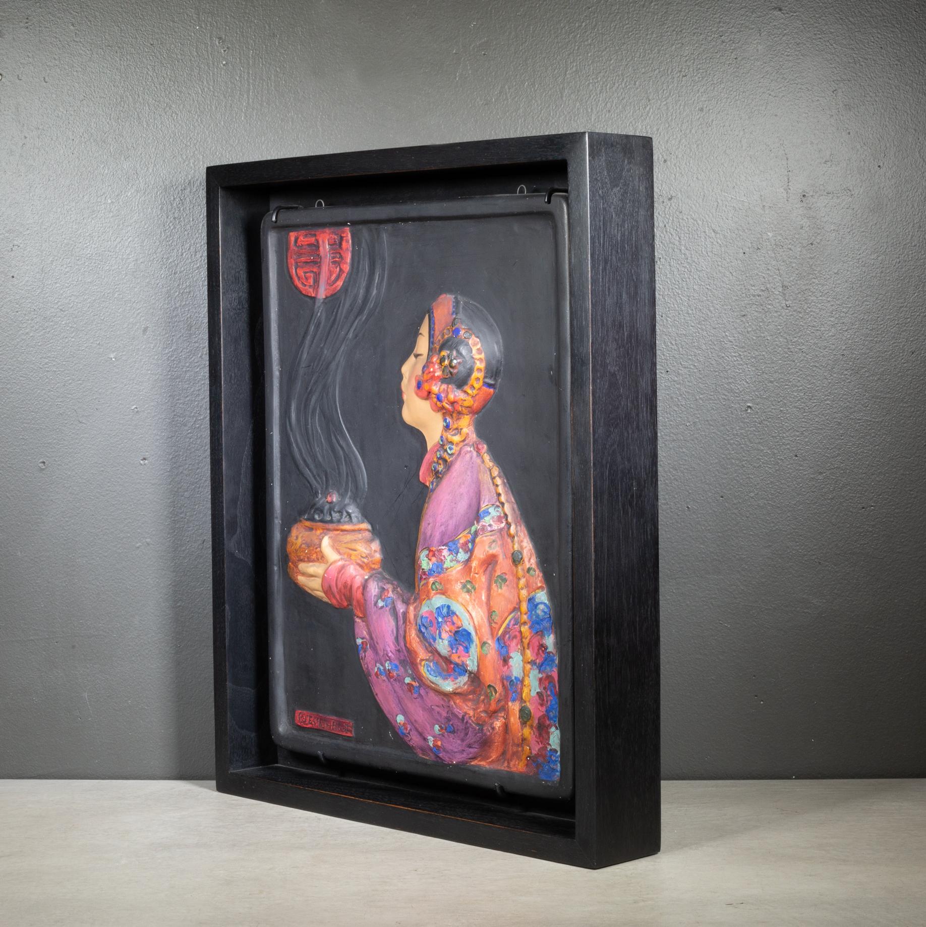 Die Anrufung: Esther Hunt Kreidekunst um 1920-1930 (20. Jahrhundert) im Angebot