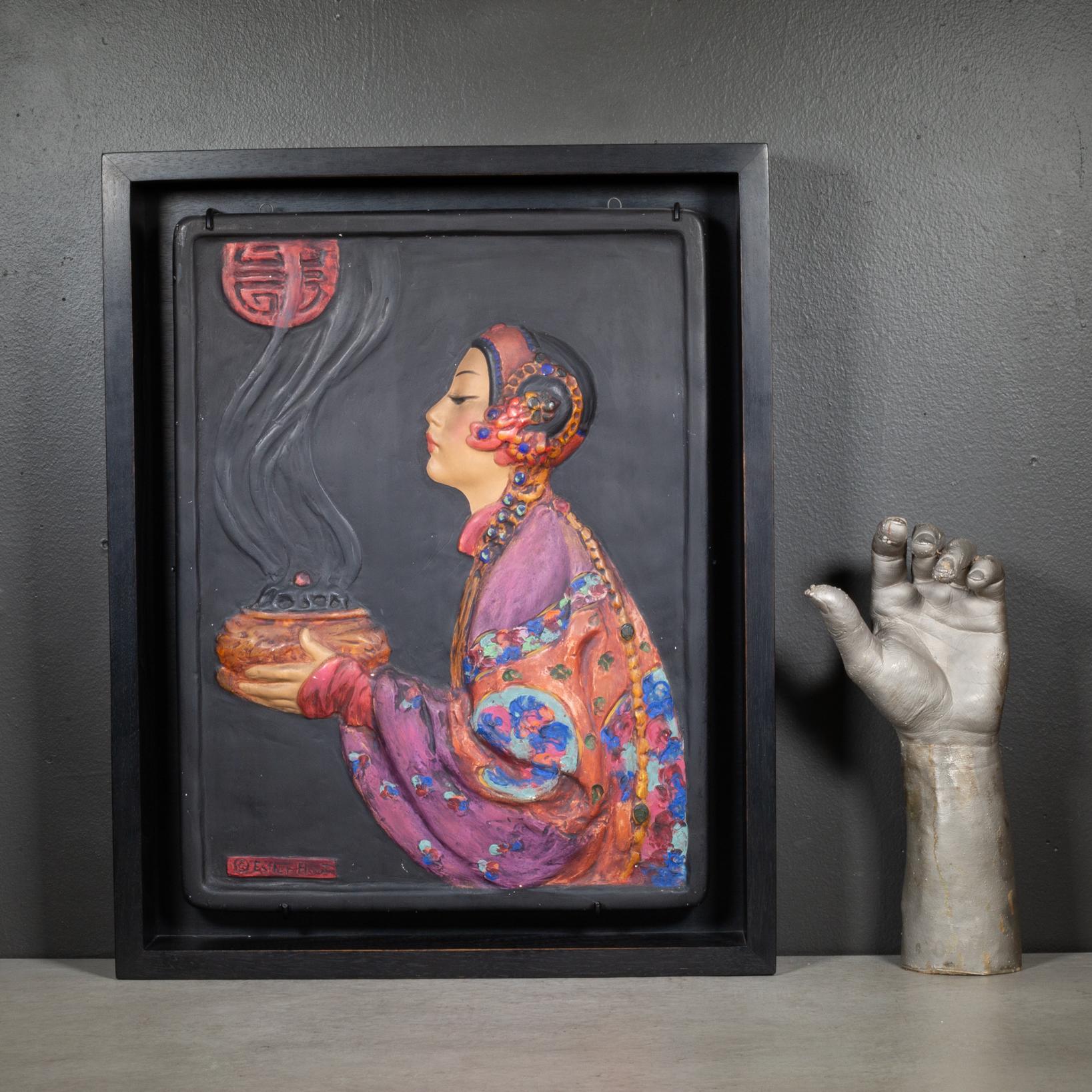 Die Anrufung: Esther Hunt Kreidekunst um 1920-1930 (Farbe) im Angebot
