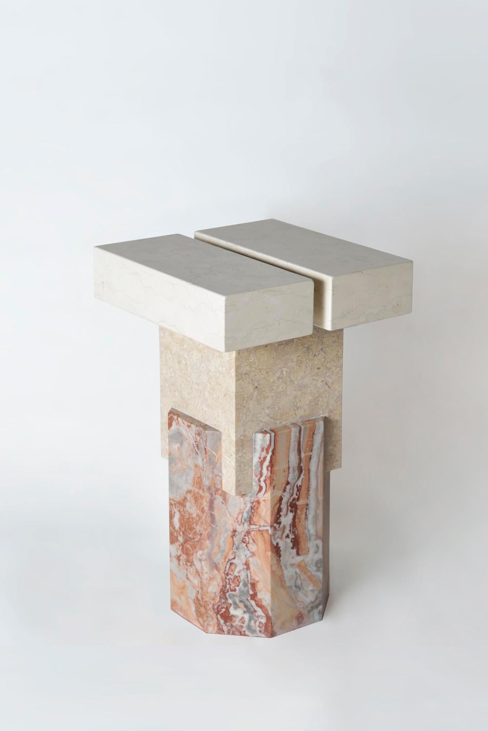 The Ionik Stool by Oeuffice In New Condition For Sale In Pireaus-Athens, Greece