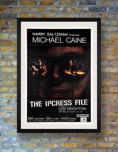 'The Ipcress File' Original Vintage Movie Poster, South African, 1965