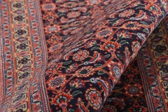 The Iron Elegance: A Vintage Persian Bijar Runner of Timeless Prestige