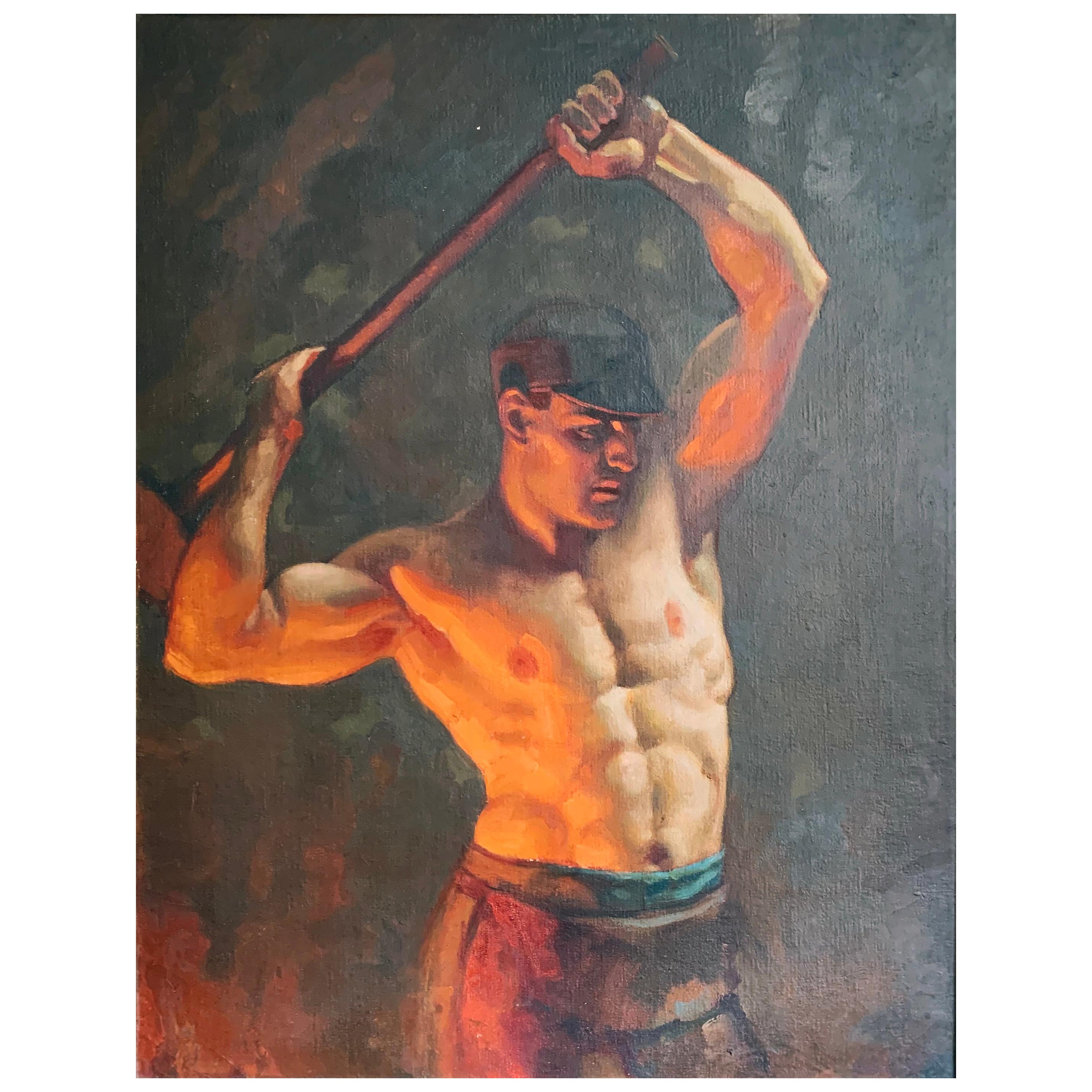 "The Ironworker, " Important Depiction of American Industrial Worker, John Garth